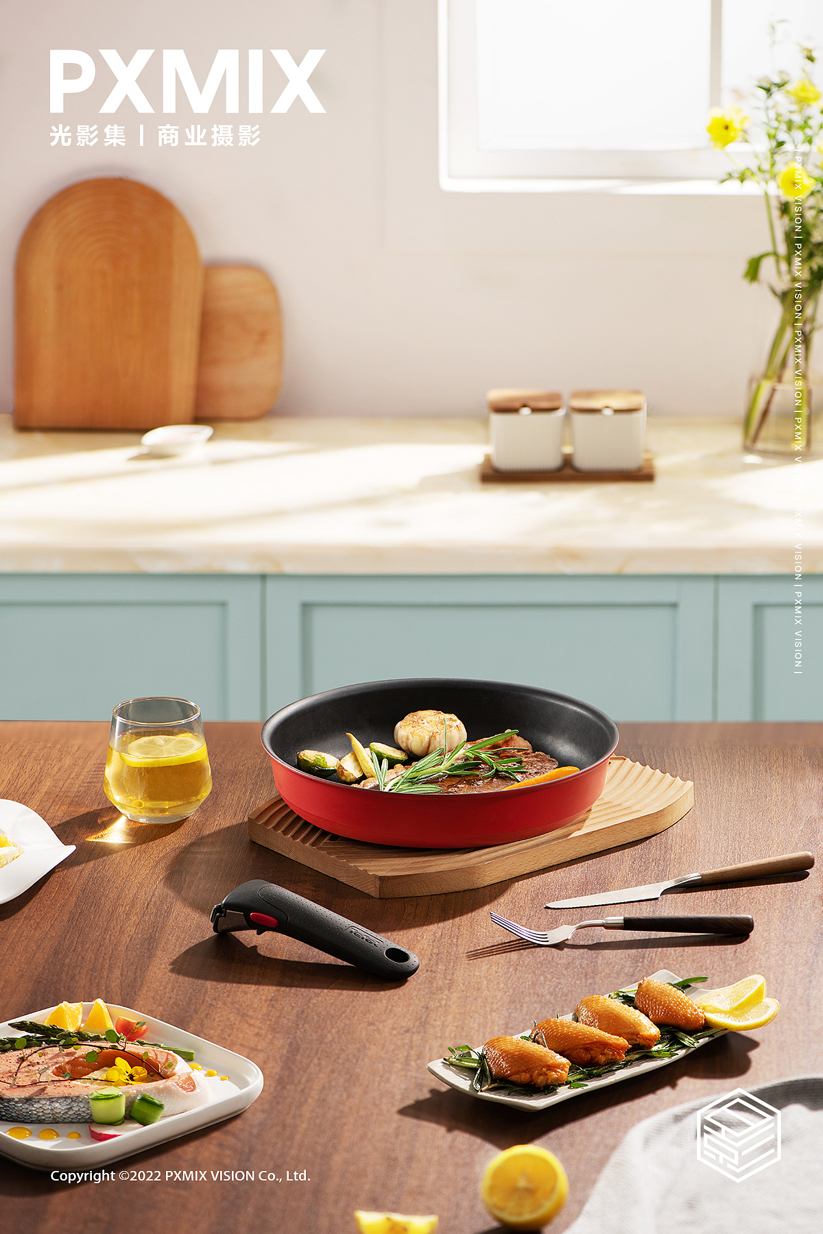 锅具摄影丨tefal 锅具 x 光影集 PXMIX（图ZMzM3NTQ5MzAw） - 产品摄影 - 站酷设计师光影集原创素材 - 站酷ZCOOL