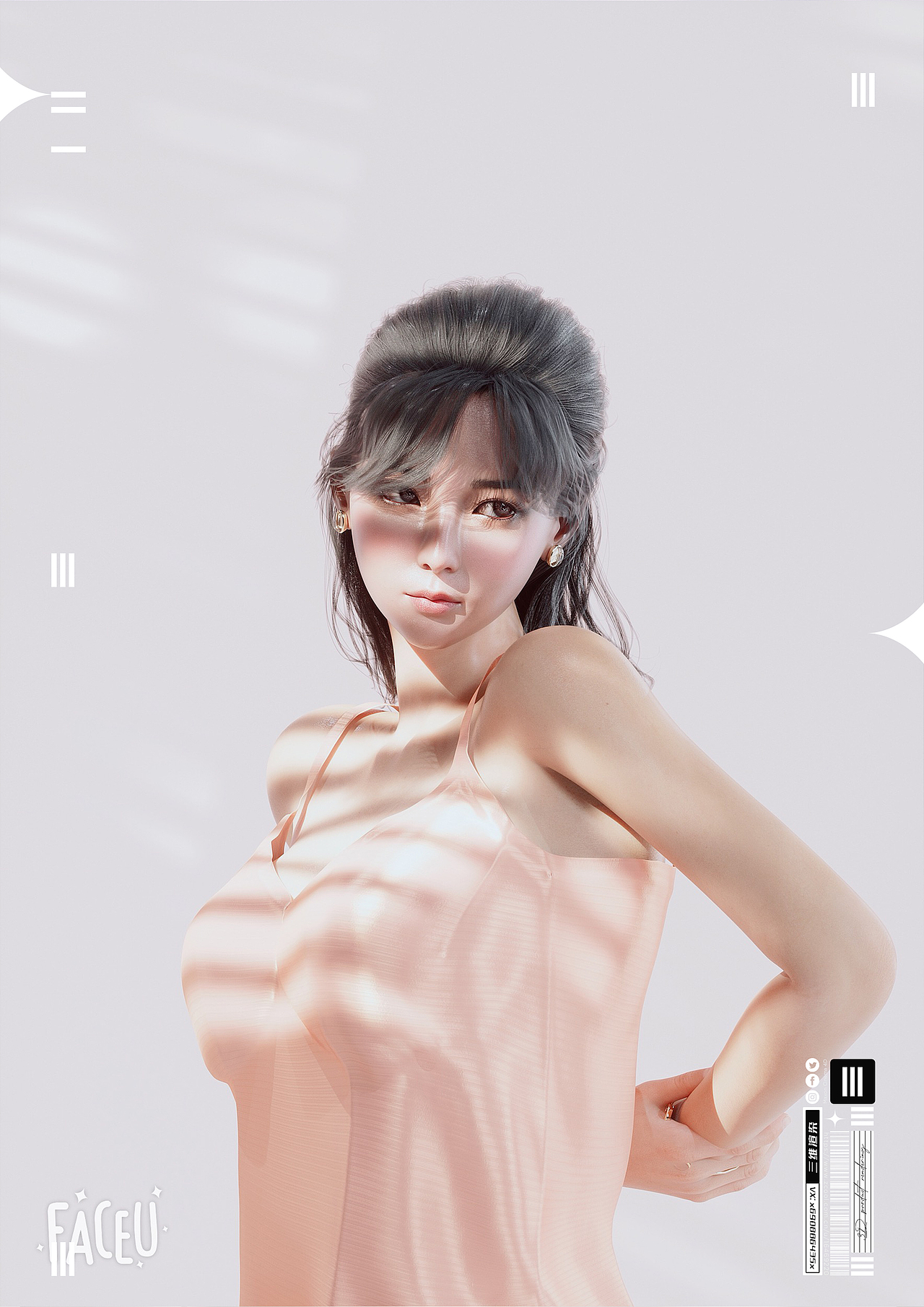 C4D角色设计 I睡衣女孩（图ZMzE0Njc5MDIw） - 人物/生物 - 站酷设计师夏先生k原创素材 - 站酷ZCOOL