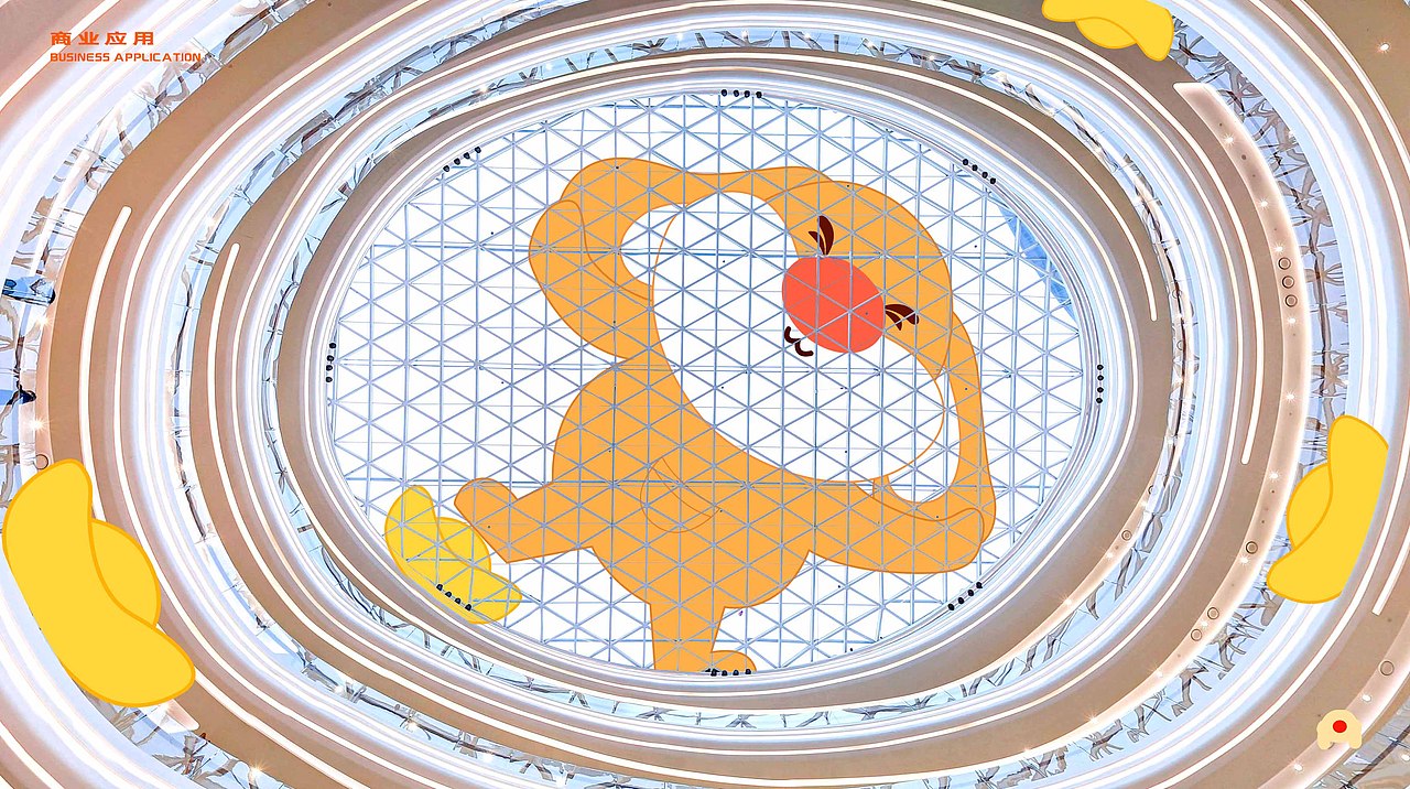 兔发奇想玩转新象美陈兔年IP商场圣诞新年春节商业美陈