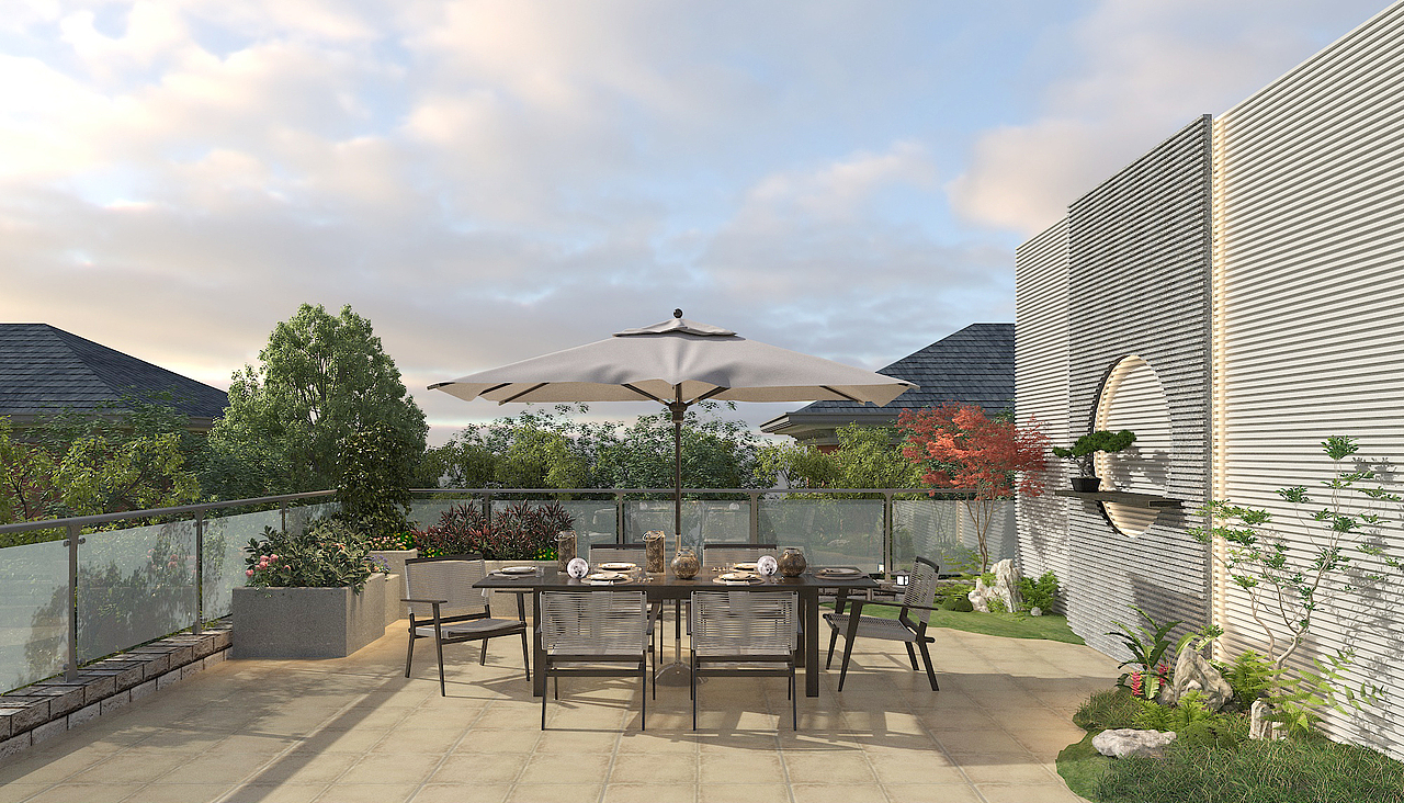 别墅室外花园设计