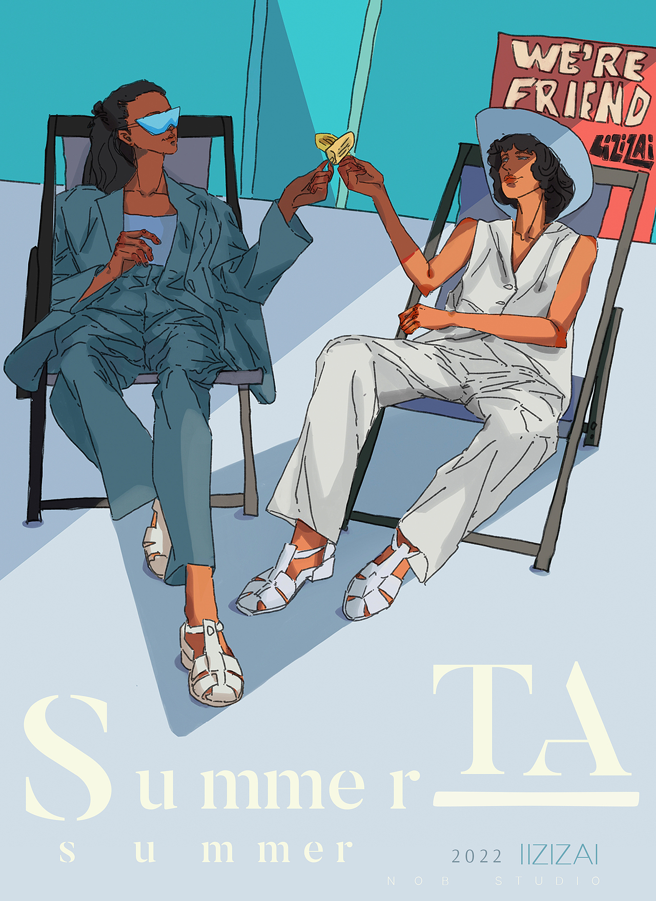 《她夏了夏天》SUMMER（图ZMzA0NjM5OTYw） - 创作习作 - 站酷设计师LIZIZAI李自在原创素材 - 站酷ZCOOL