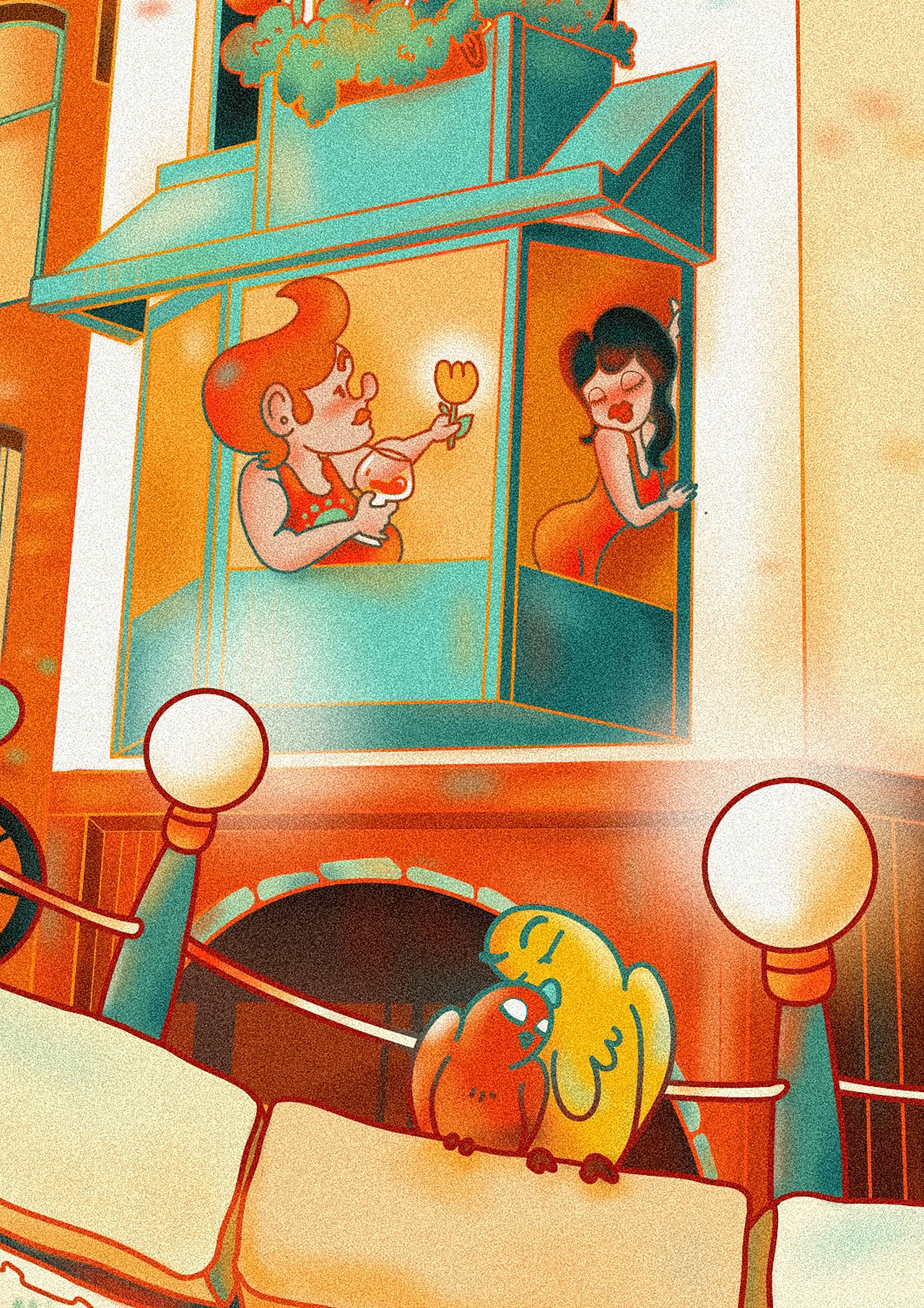 荷兰游记（图ZMzE4NTI2MTM2） - 商业插画 - 站酷设计师是有咸鱼的大苗耶原创素材 - 站酷ZCOOL