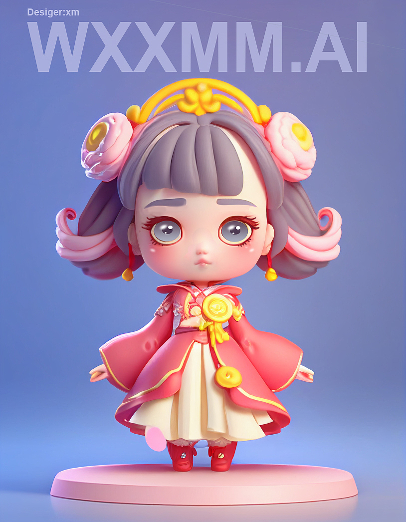 IP设计汉服小姐姐（图ZMzM1NTIwNzI4） - 人物/生物 - 站酷设计师娴玫Marina原创素材 - 站酷ZCOOL
