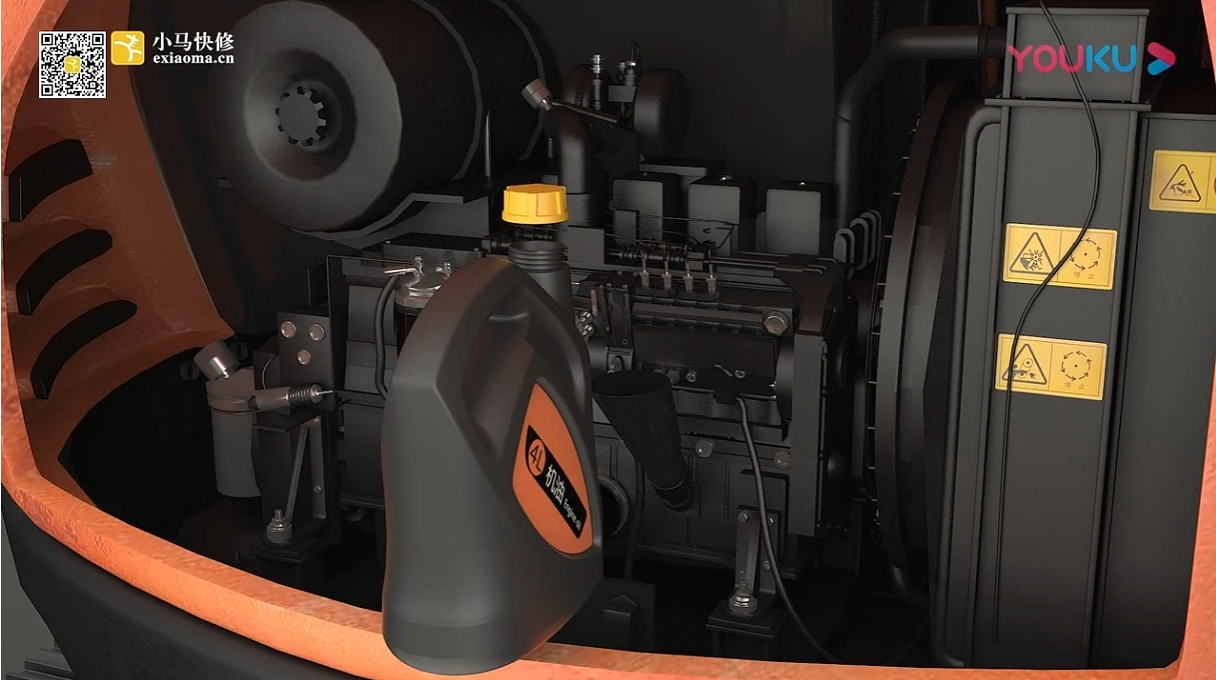 挖掘机保养维护3D动画（图ZMzY1NjQzOTI0） - 动画/影视 - 站酷设计师千艺设计原创素材 - 站酷ZCOOL