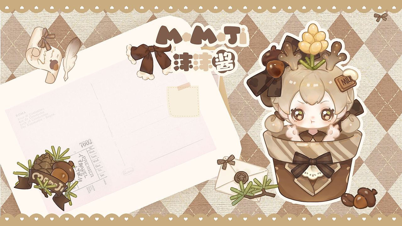 MOMOJI壁纸大公开（图ZMzYzNDYzNzY4） - 创作习作 - 站酷设计师小白酱milkyu原创素材 - 站酷ZCOOL