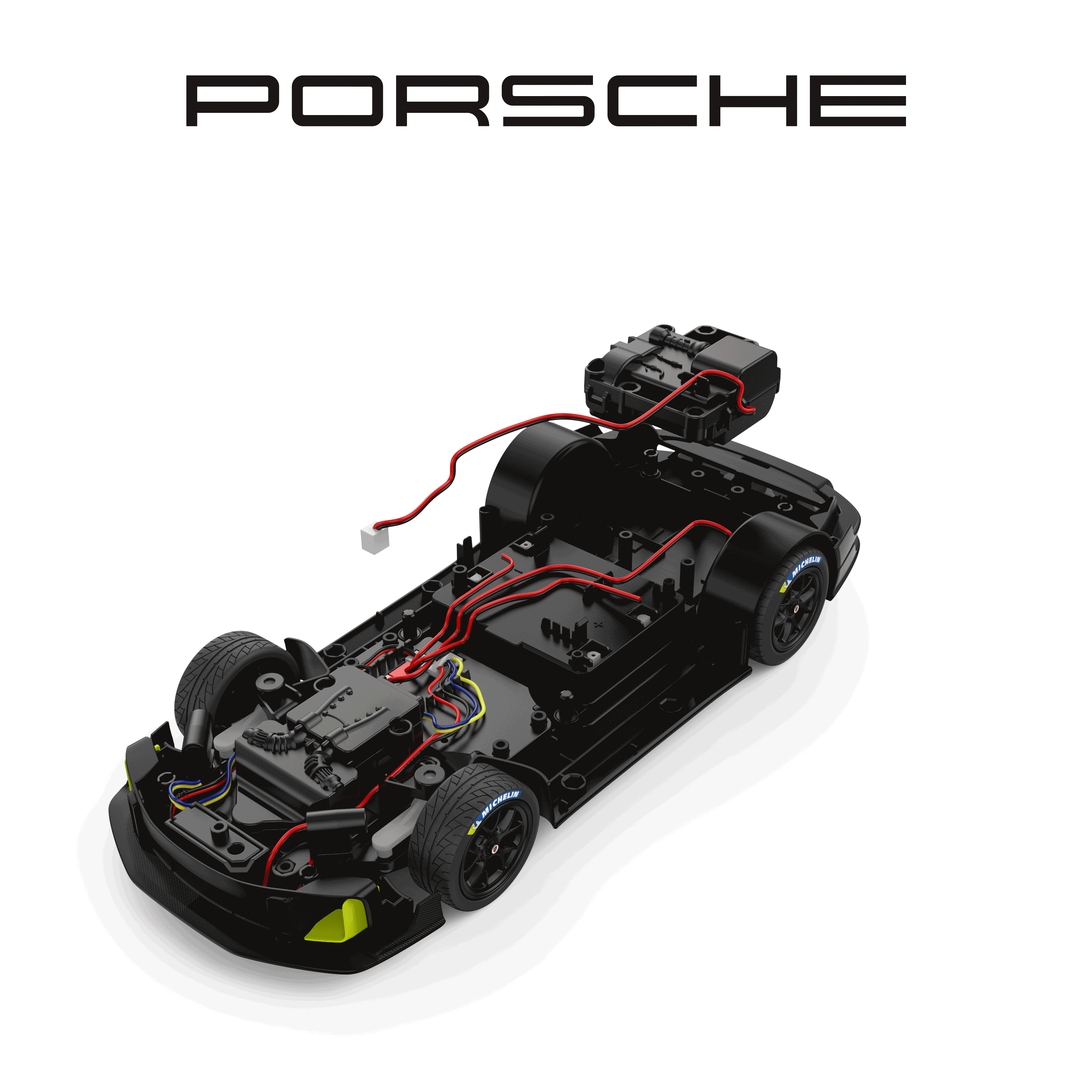 1:18 保时捷911 GT2 RS Clubsport25拼装车