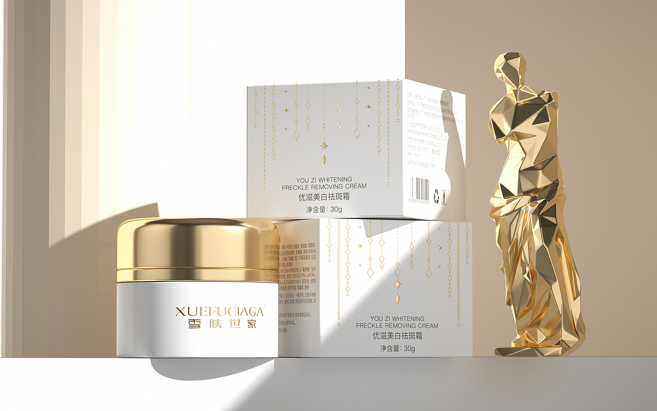 雪肤世家优滋美白祛斑霜设计