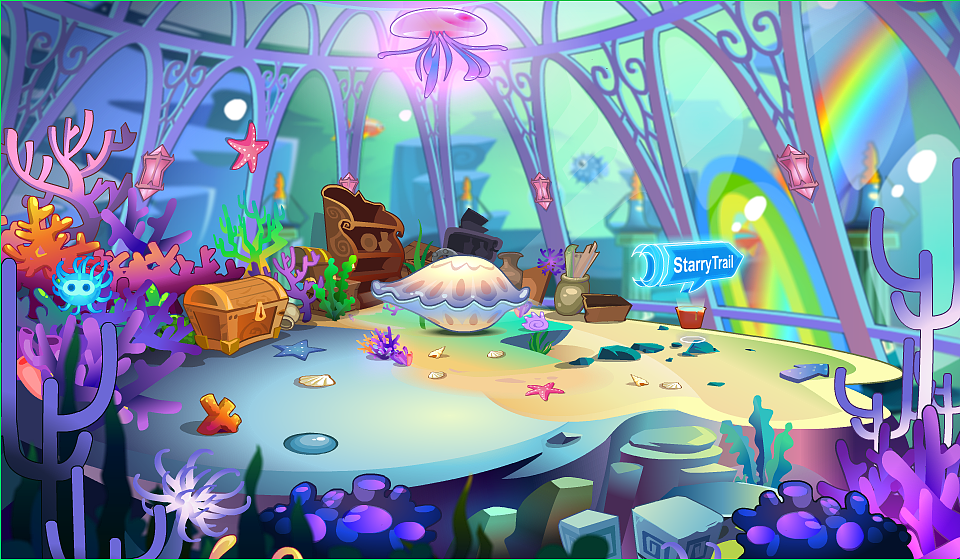 爱乐奇虚拟欢乐世界的游戏场景地图