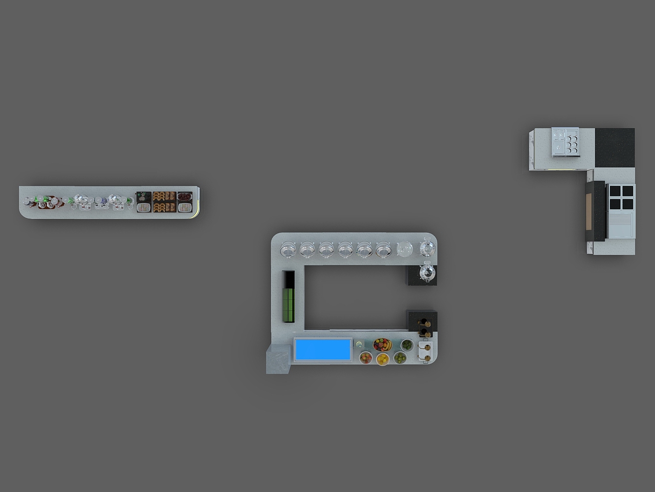 2022年新力士布菲炉厂家广州酒店用品展自助餐台设计