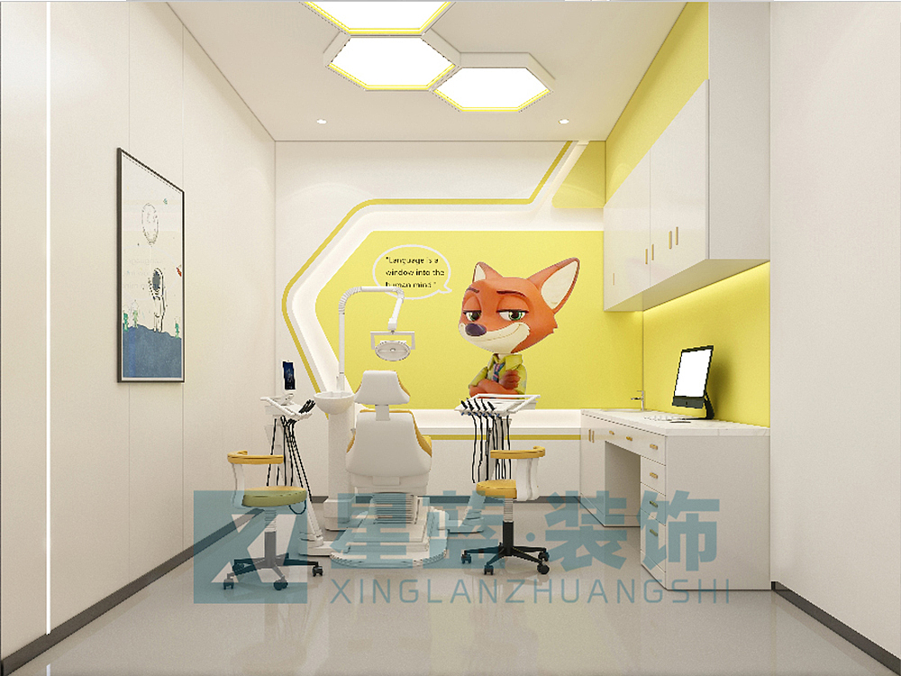 现代简约口腔门诊装修案例|郑州口腔门诊装修