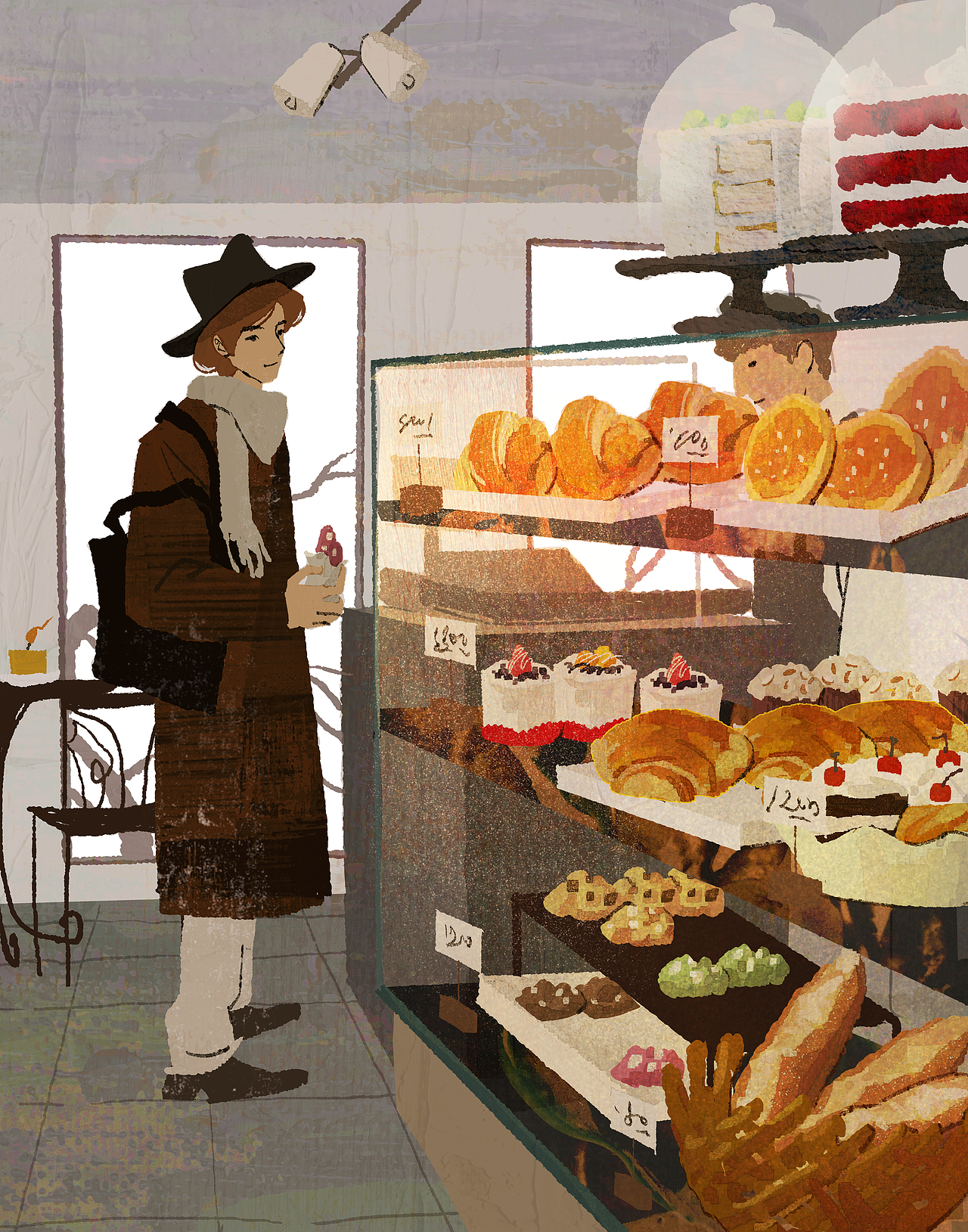Nimo Jiang: 食物与生活类插画（图ZMzA1NTYxMjQ0） - 商业插画 - 站酷设计师飞船重水原创素材 - 站酷ZCOOL