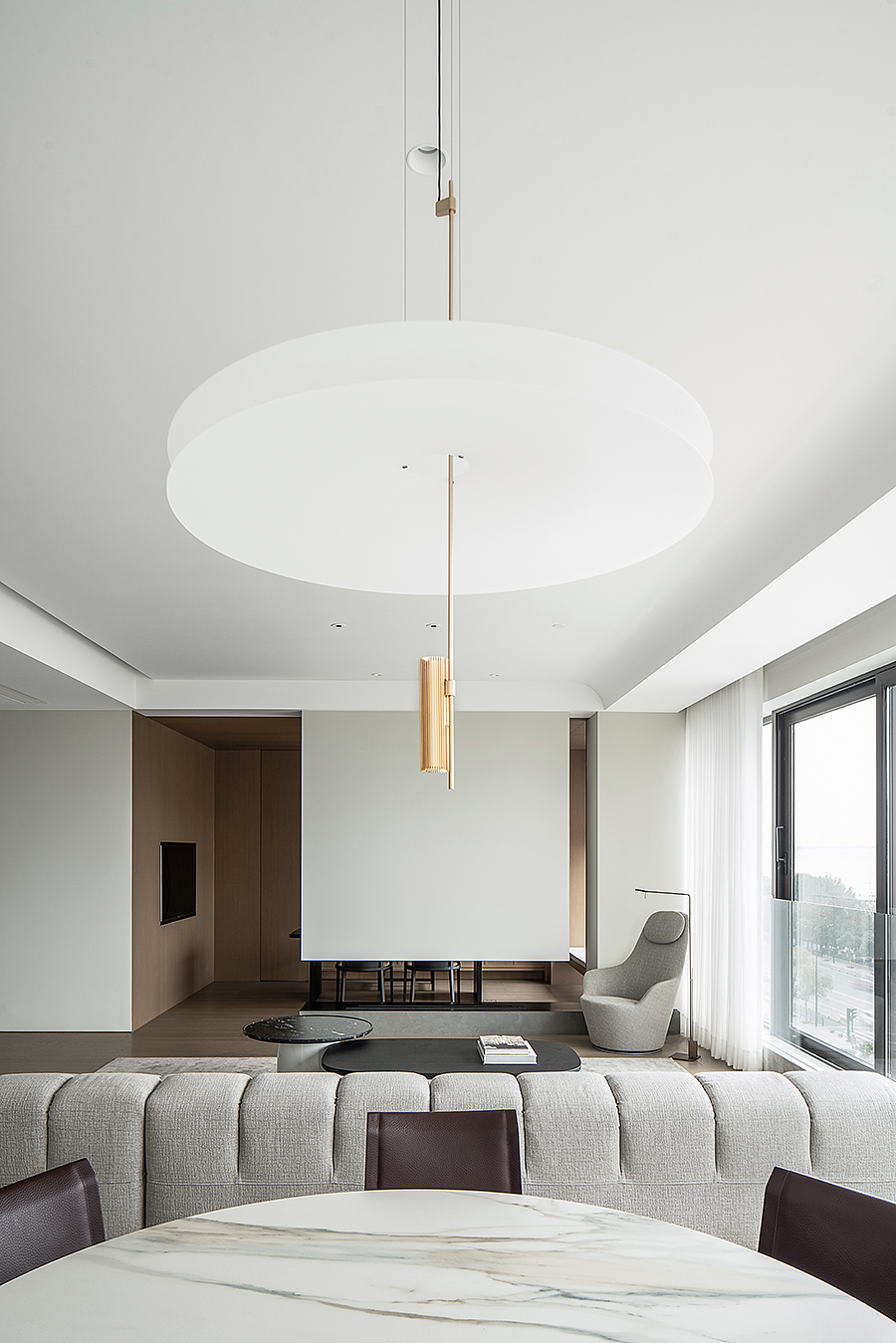 215㎡极简白色住宅,平衡的克制美!