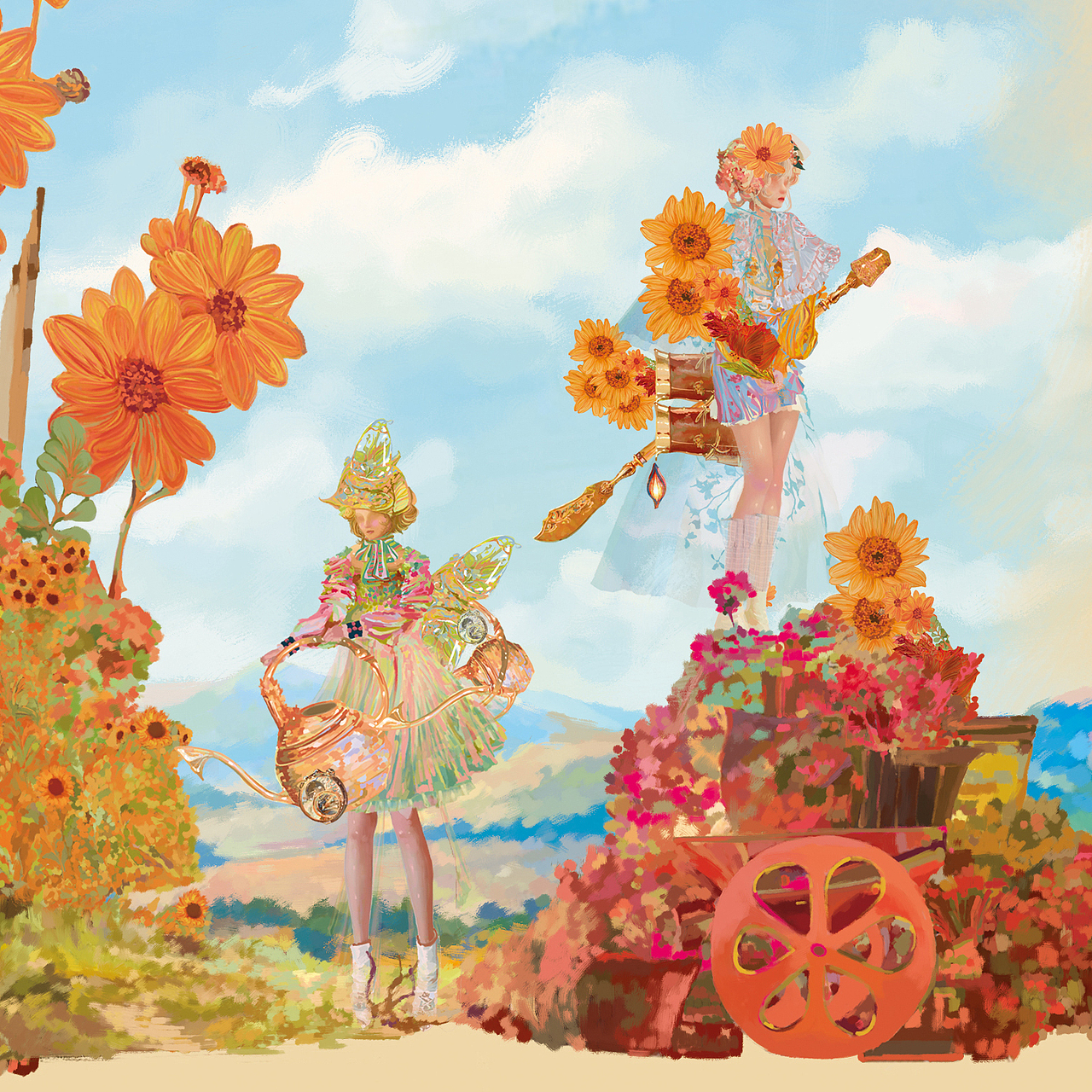 种植（图ZMzMxNTcyMzE2） - 艺术插画 - 站酷设计师rayloart原创素材 - 站酷ZCOOL