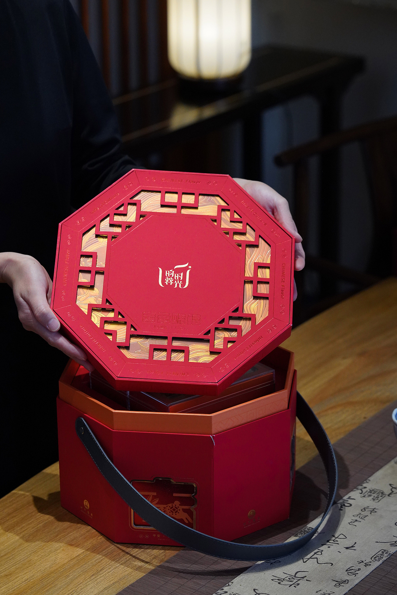 双层礼盒/滋补礼盒/极兔赐福礼盒/中秋礼盒拍摄