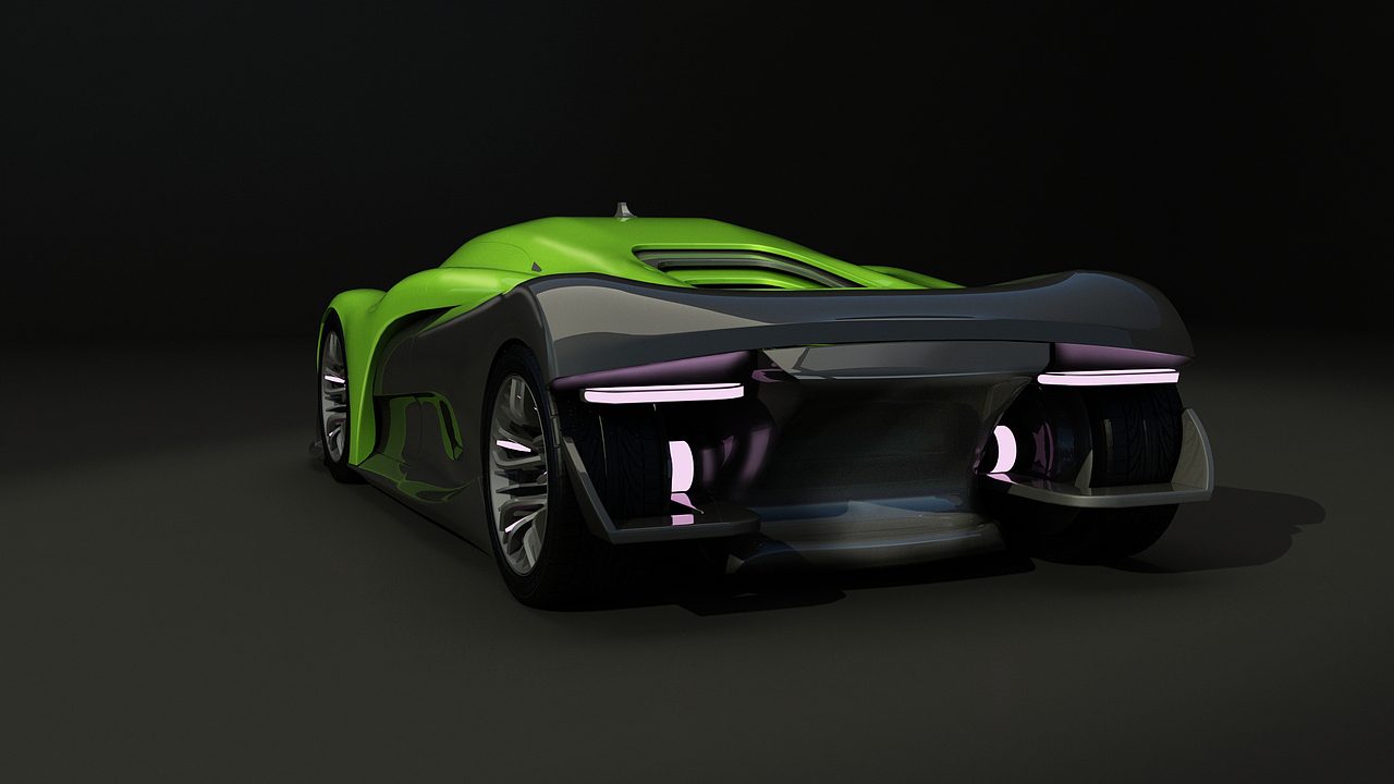 概念车效果习作——迈凯伦2032