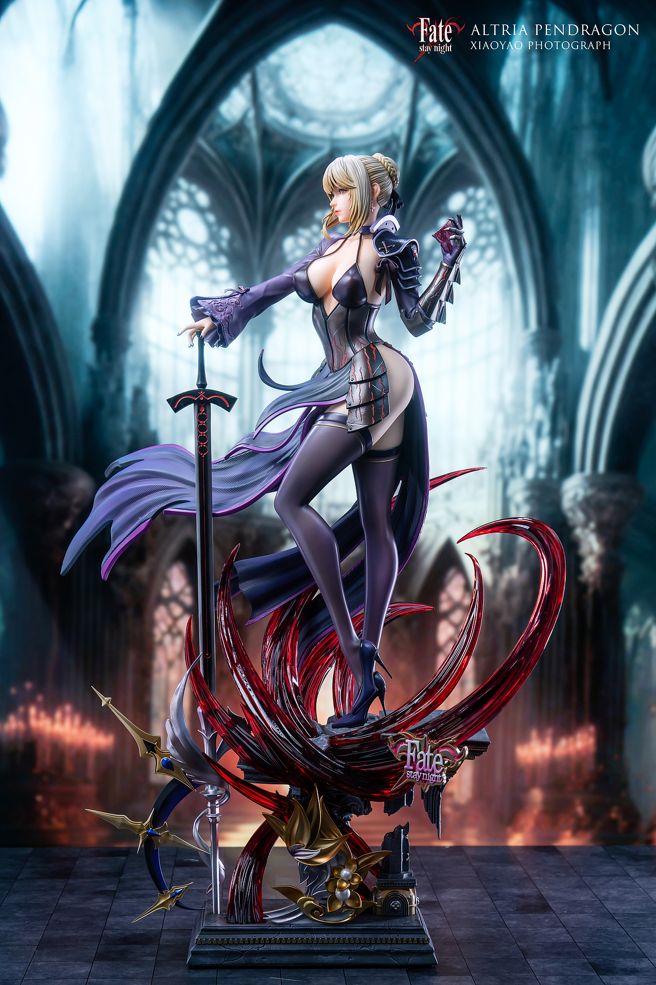 Black Saber 阿尔托莉雅同人雕像