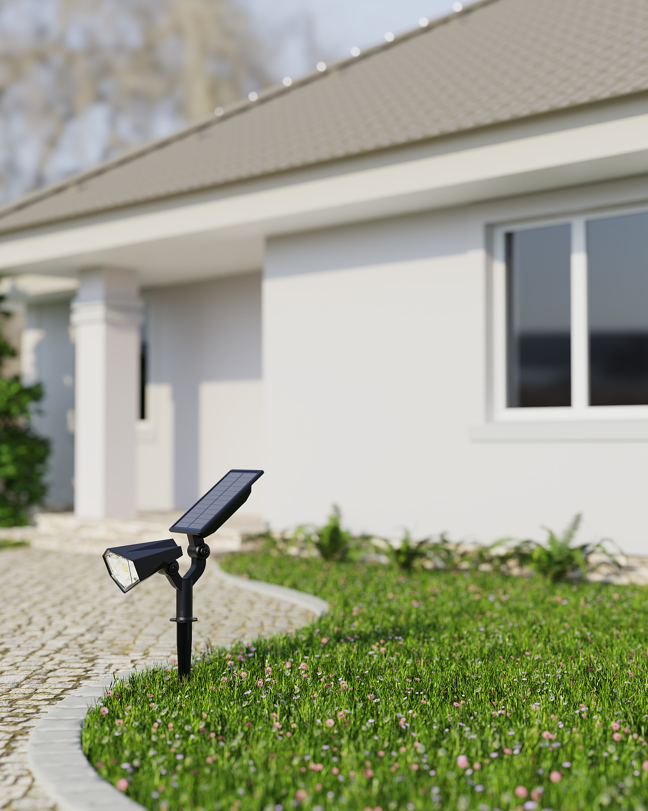 分体聚光灯渲染详情页