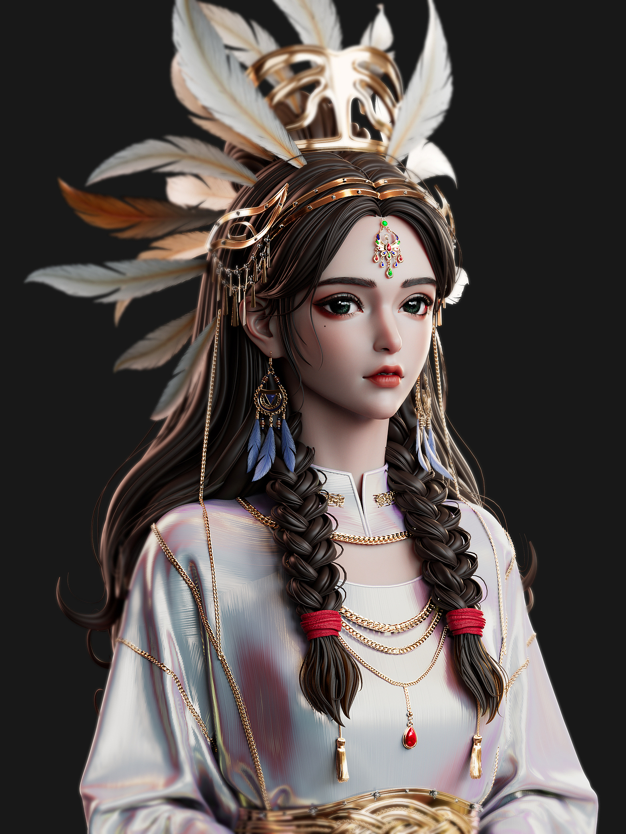 半身像（图ZMzQzNzU5MjUy） - 人物/生物 - 站酷设计师小火火不是老司机原创素材 - 站酷ZCOOL