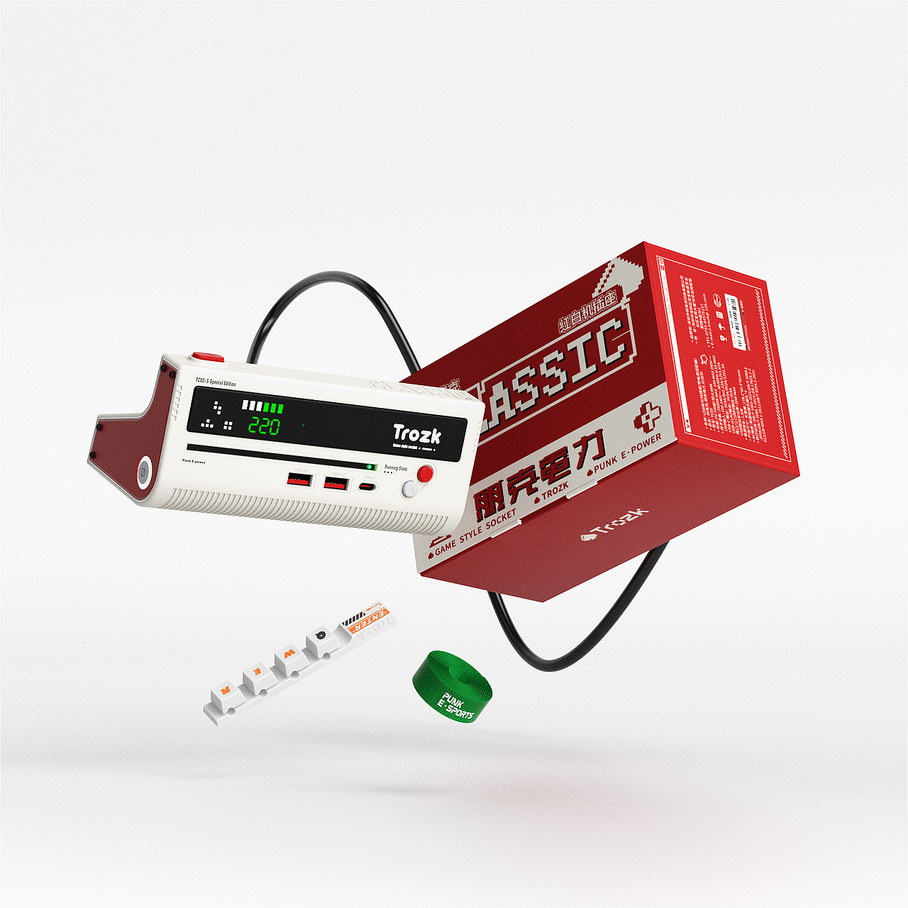 TROZK® PUNK E-POWER | 红白机插座