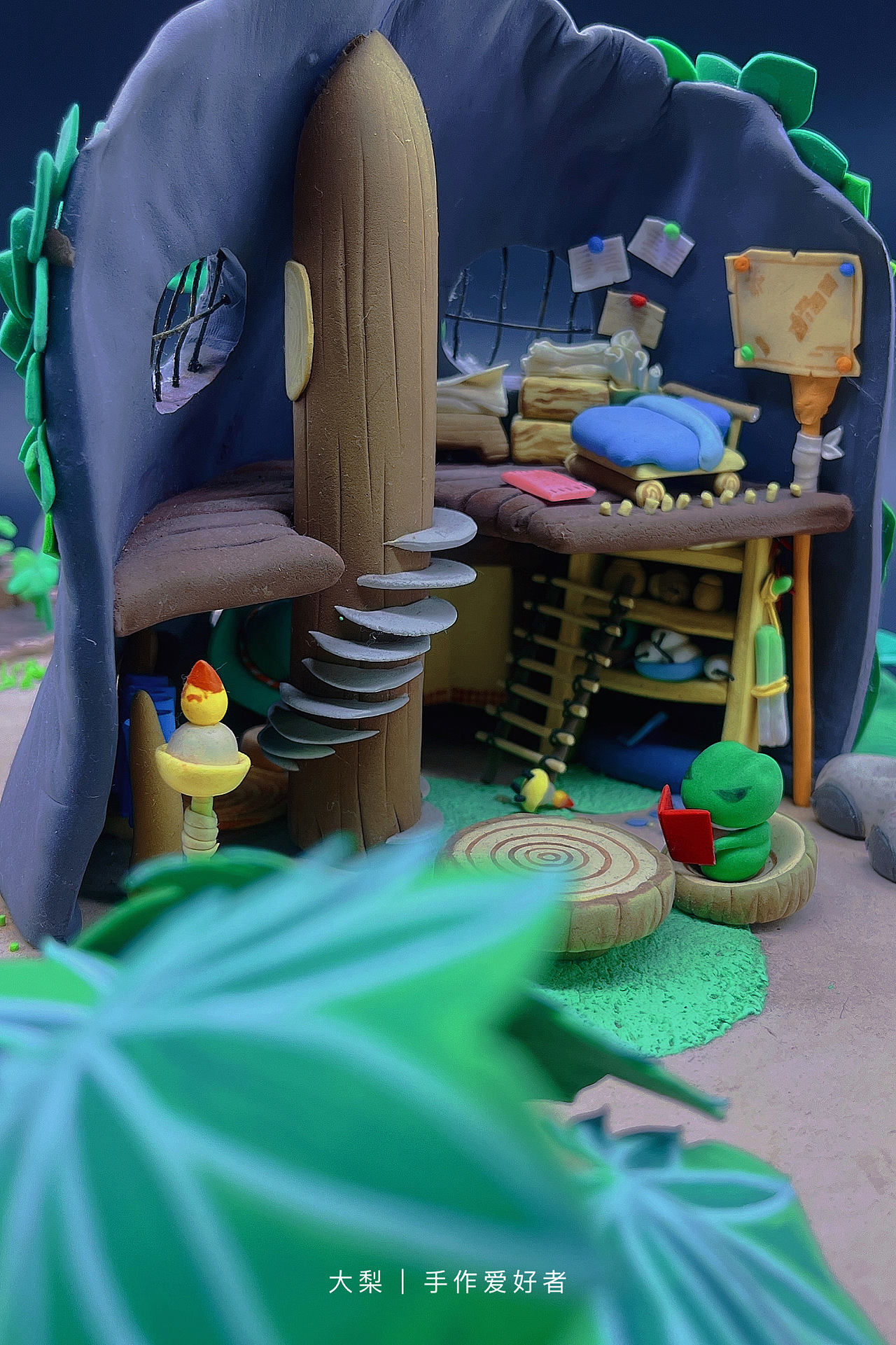 旅行青蛙微縮場景手作（圖ZMzI1Njc5NDA0） - 手辦/模玩 - 站酷設(shè)計師南荼原創(chuàng)素材 - 站酷ZCOOL