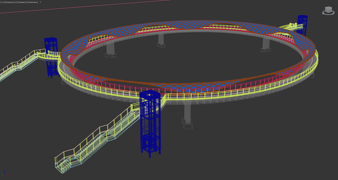 天桥建模（图ZMzY2OTIxOTky） - 产品 - 站酷设计师怪人3D原创素材 - 站酷ZCOOL