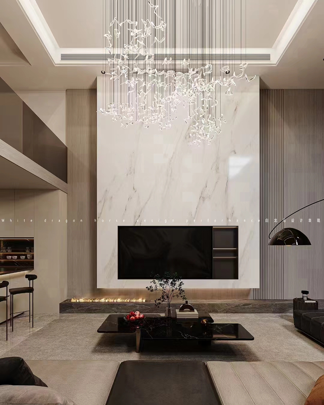 现代风格——白龙马效果