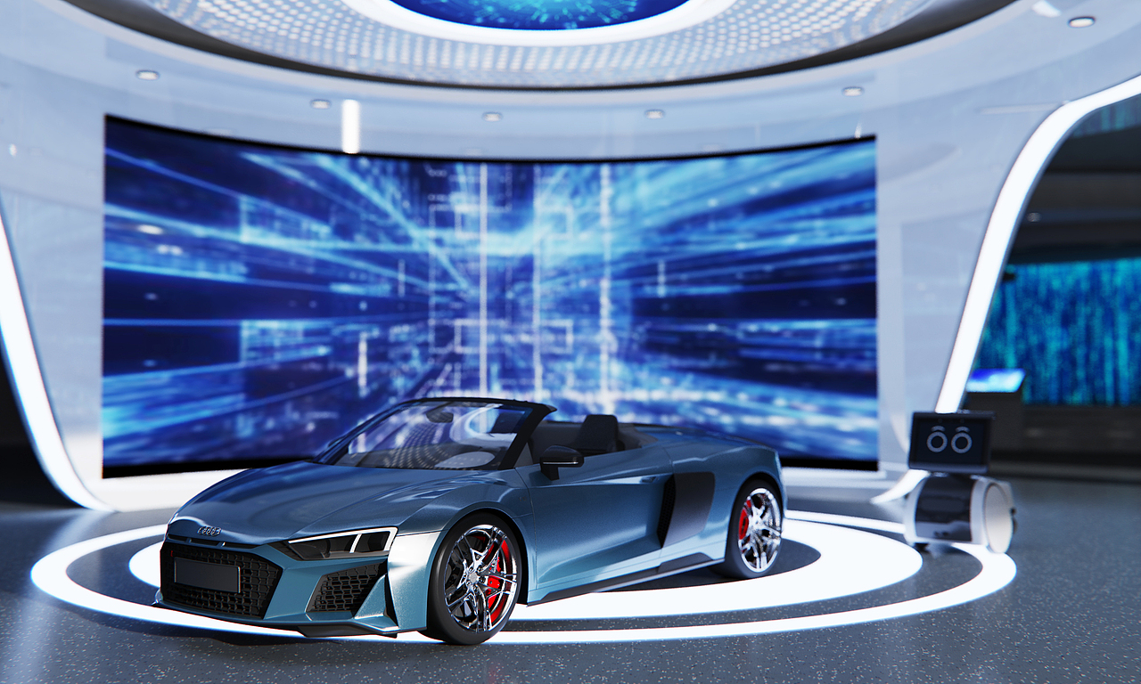 第十八期keyshot科技炫酷场景源文件ks简易设计风场景（图ZMzA4MzQxMDI0） - 场景 - 站酷设计师米尼设计原创素材 - 站酷ZCOOL