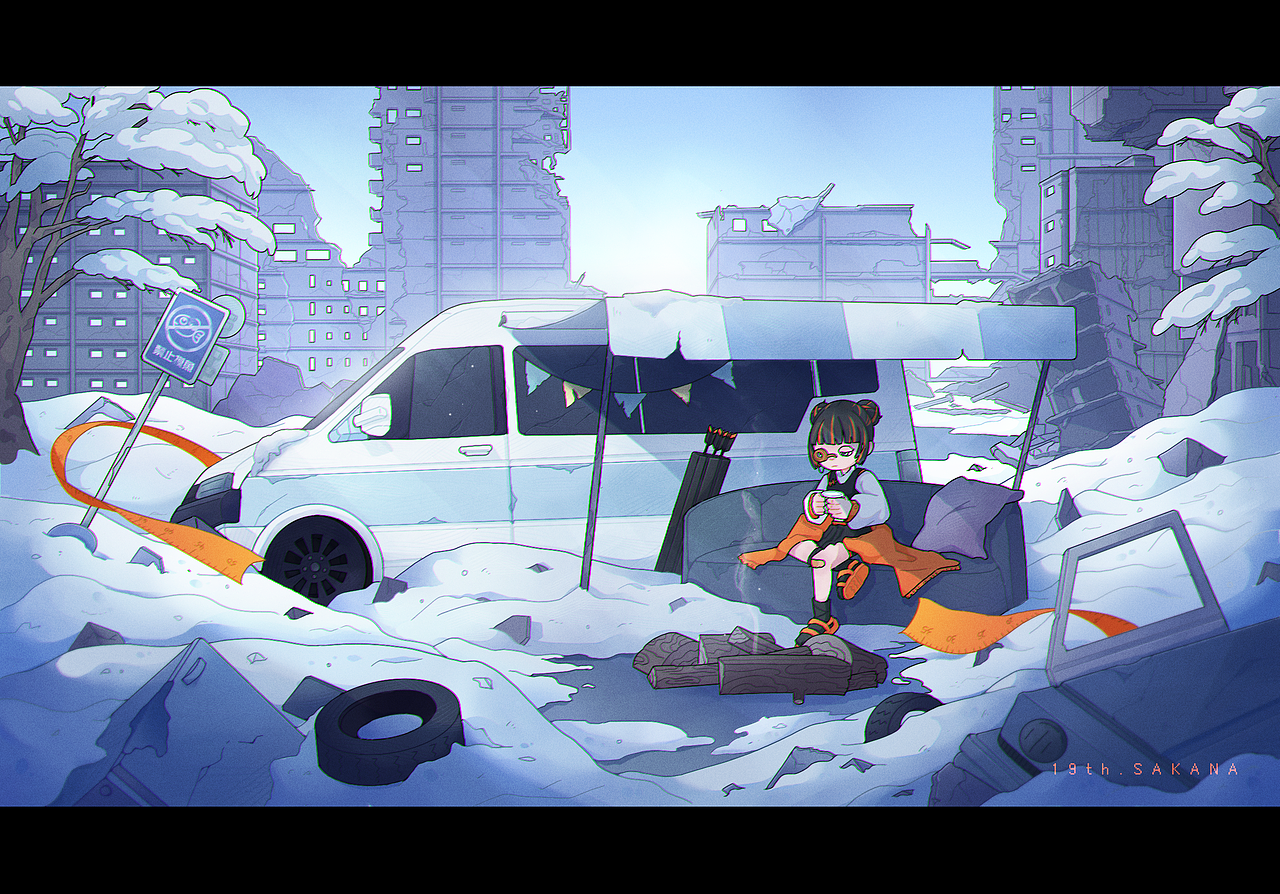 皆是废墟（图ZMzUxNTg4NjI4） - 创作习作 - 站酷设计师鱼子SAKANA原创素材 - 站酷ZCOOL
