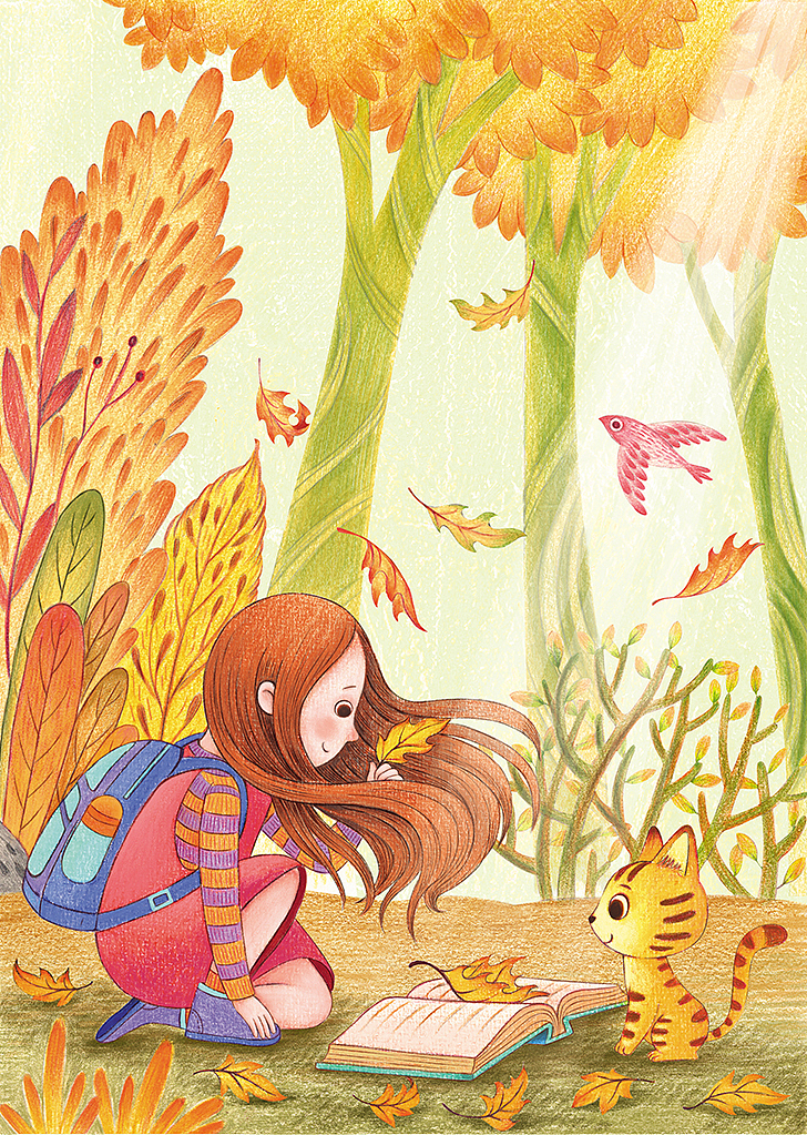 手绘杂志期刊封面年终总结(二)