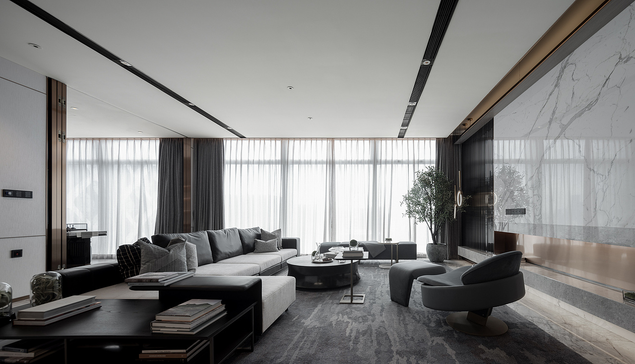一个地产样板间室内空间表现（图ZMzY0MTQzNzY0） - 环境/建筑摄影 - 站酷设计师市侩原创素材 - 站酷ZCOOL