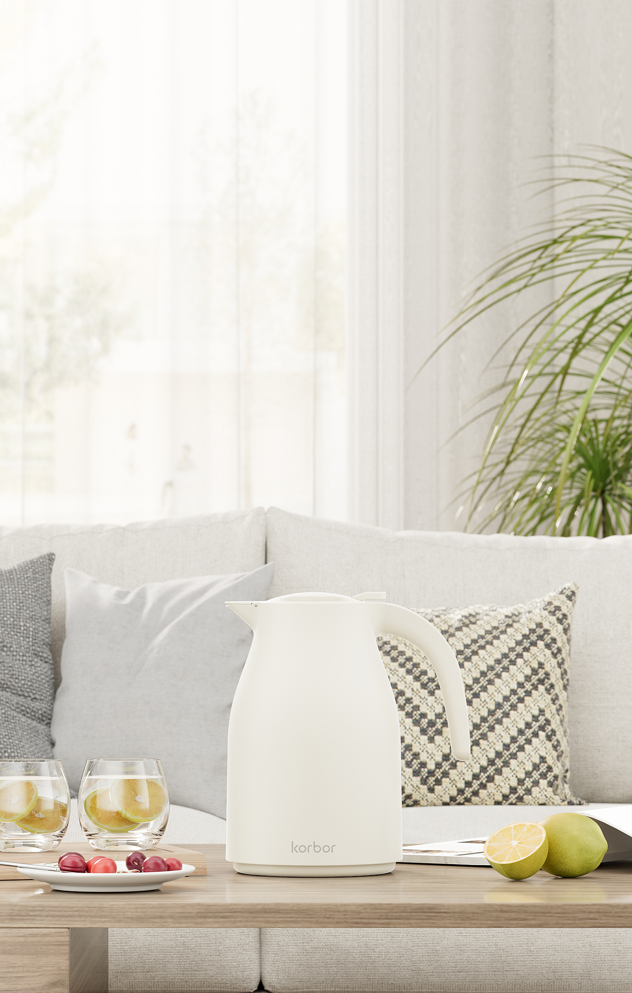 【C4D OC 产品渲染】保温壶A款