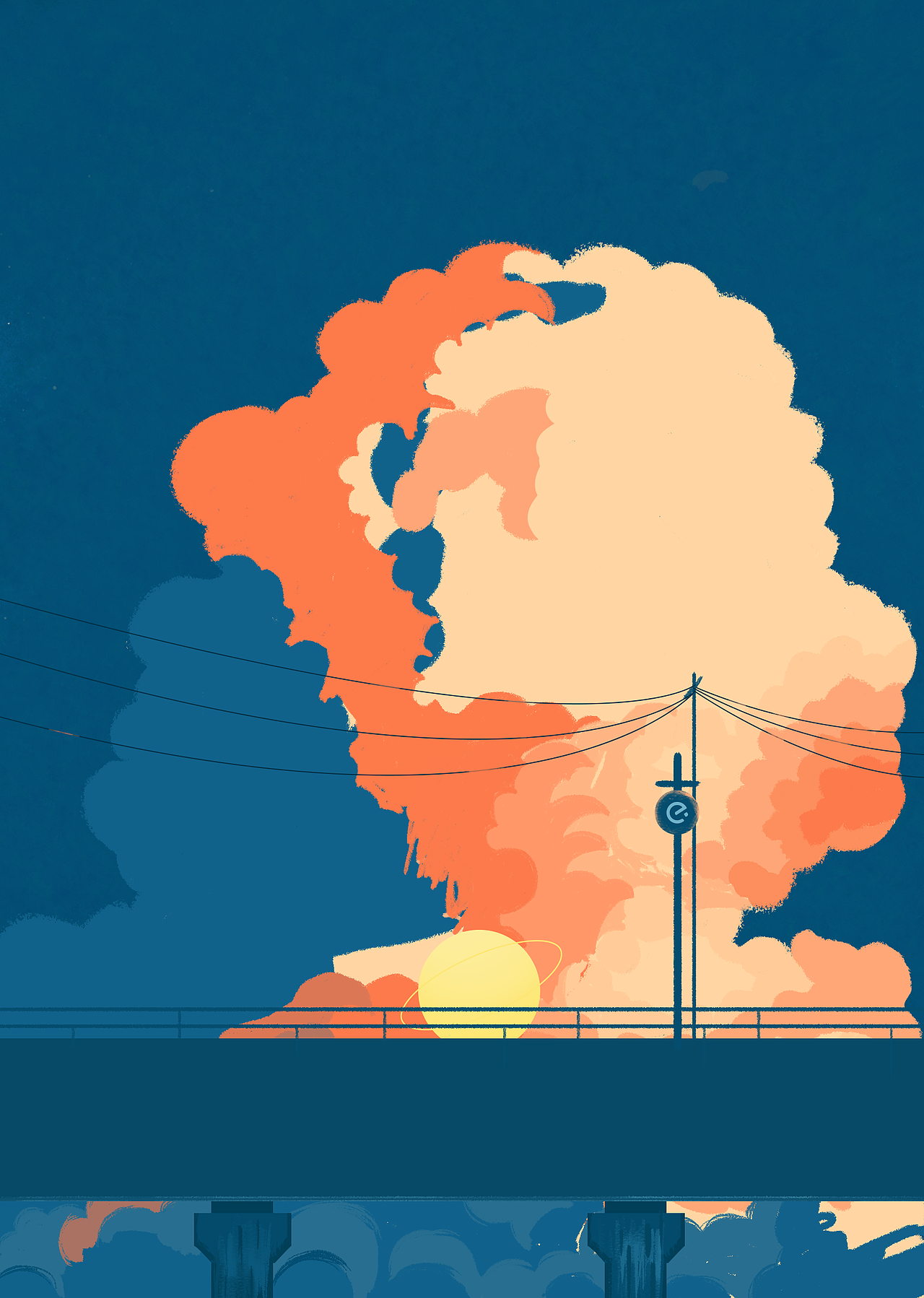 周日随手画一张