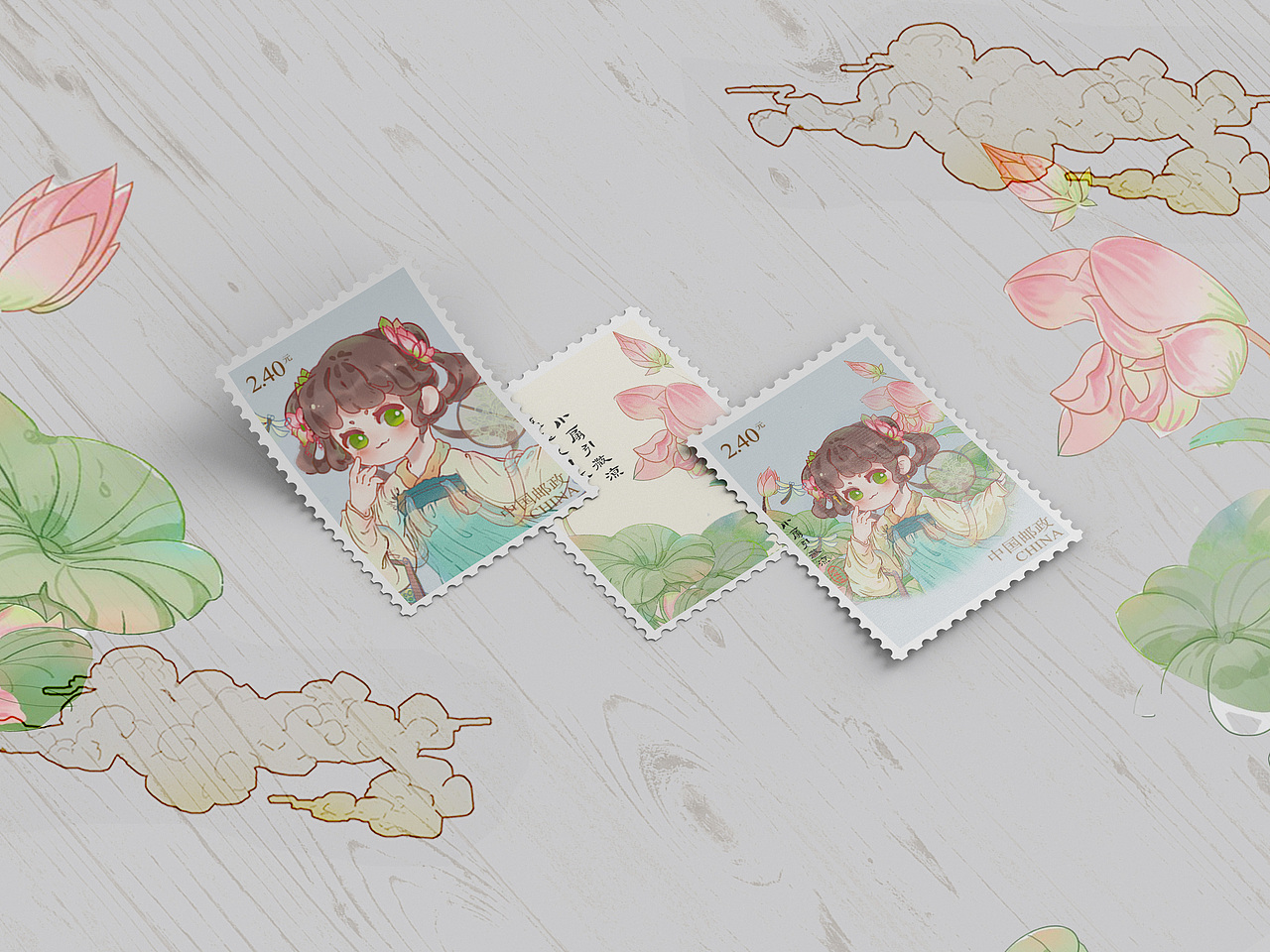 四季予你-插画文创-夏日