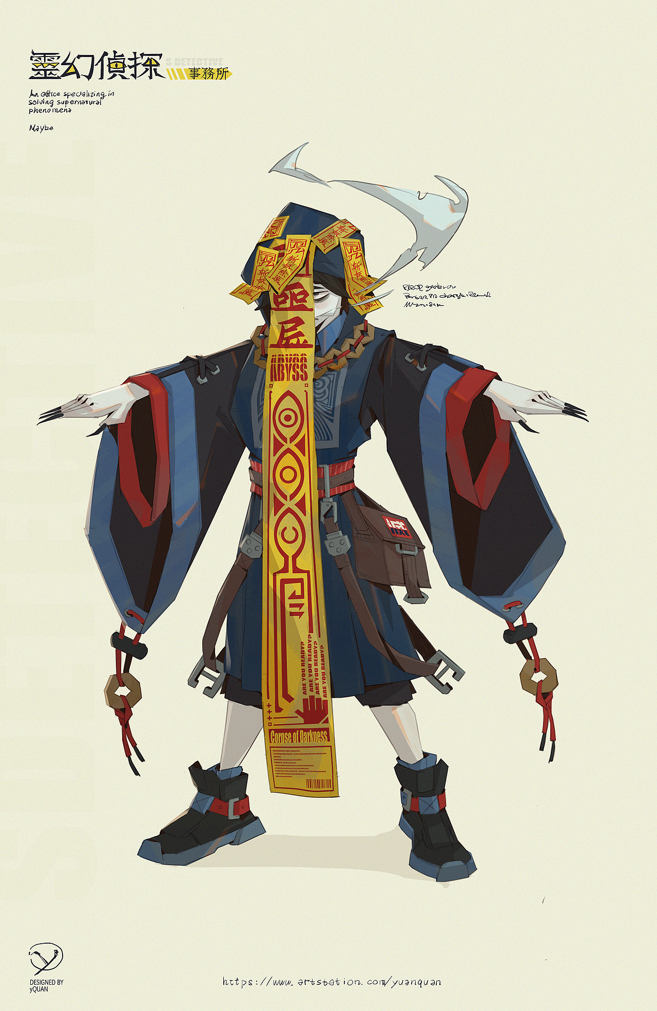 灵幻侦探（图ZMzE5NTY1MDky） - 游戏原画 - 站酷设计师歪圈原创素材 - 站酷ZCOOL