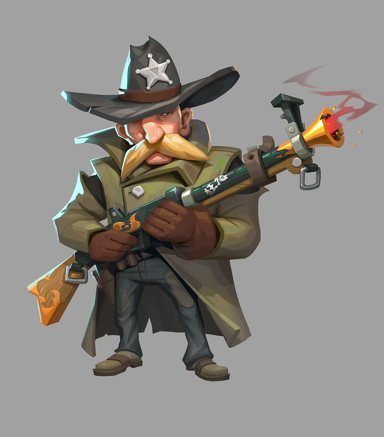 卡通牛仔设定&视频过程（图ZMzAzOTQ4Njcy） - 游戏原画 - 站酷设计师Darkseer原创素材 - 站酷ZCOOL