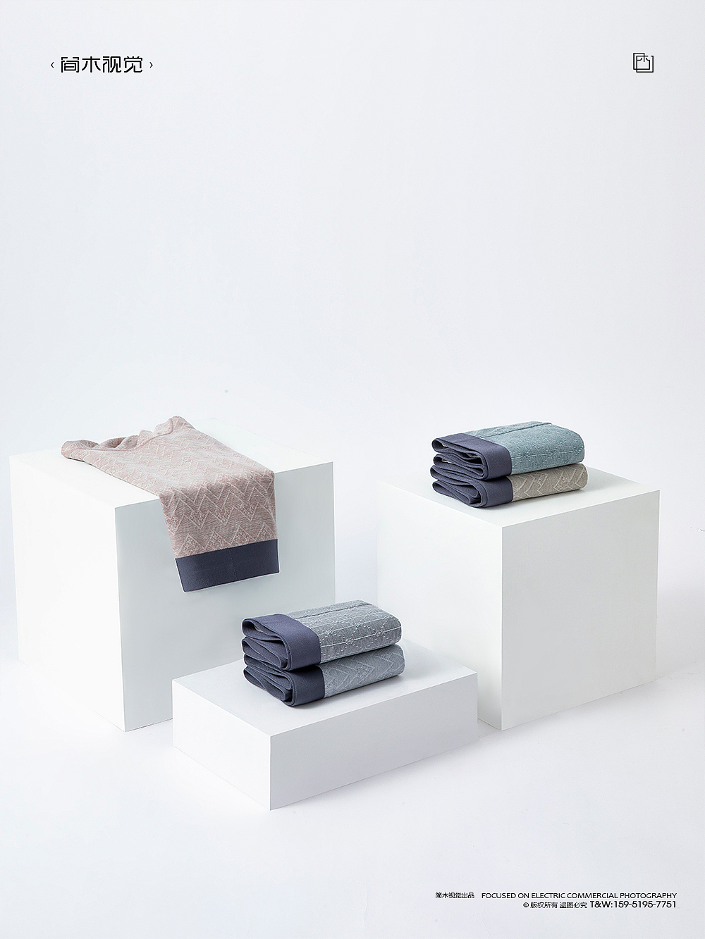 男士内裤产品摄影丨简木视觉 × 内衣简约静物平铺拍摄（图ZMzE2NDU4NTA4） - 产品摄影 - 站酷设计师简木视觉原创素材 - 站酷ZCOOL