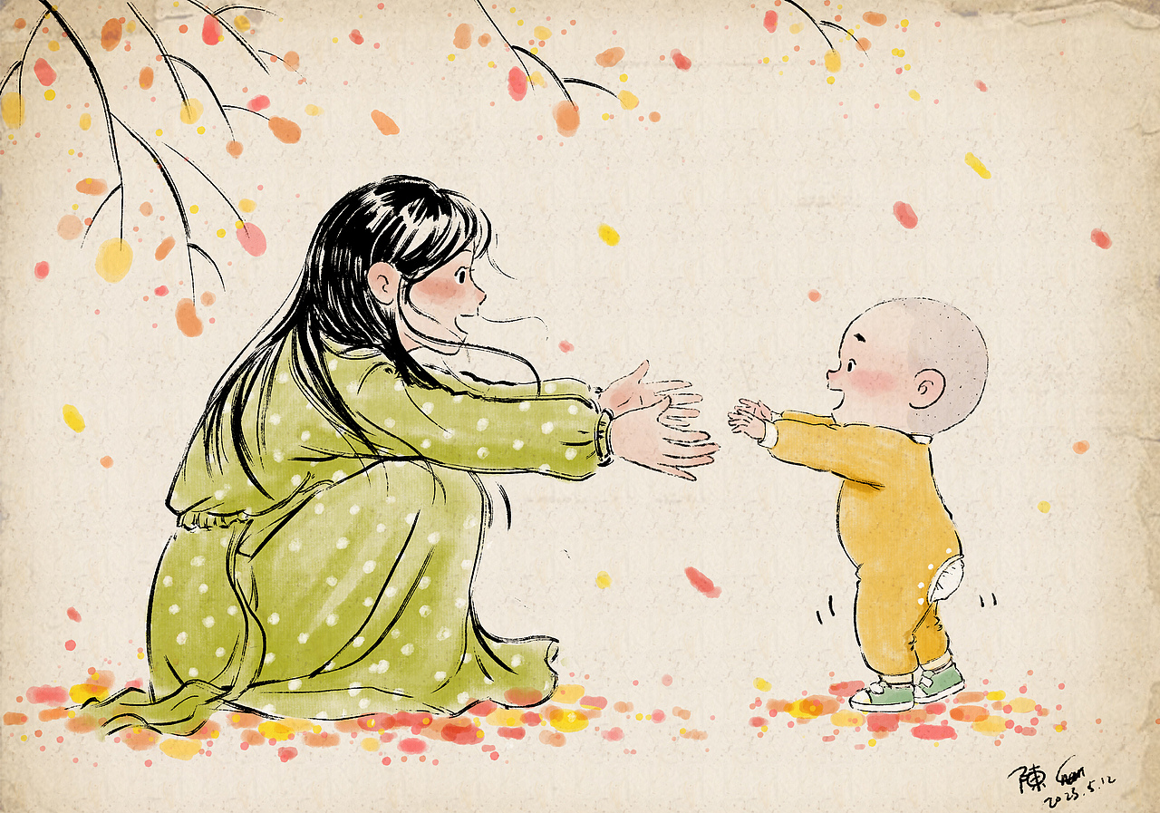童年（合集二）（图ZMzU0Mjg1Mzgw） - 儿童插画 - 站酷设计师陈楠MUtouNAN原创素材 - 站酷ZCOOL