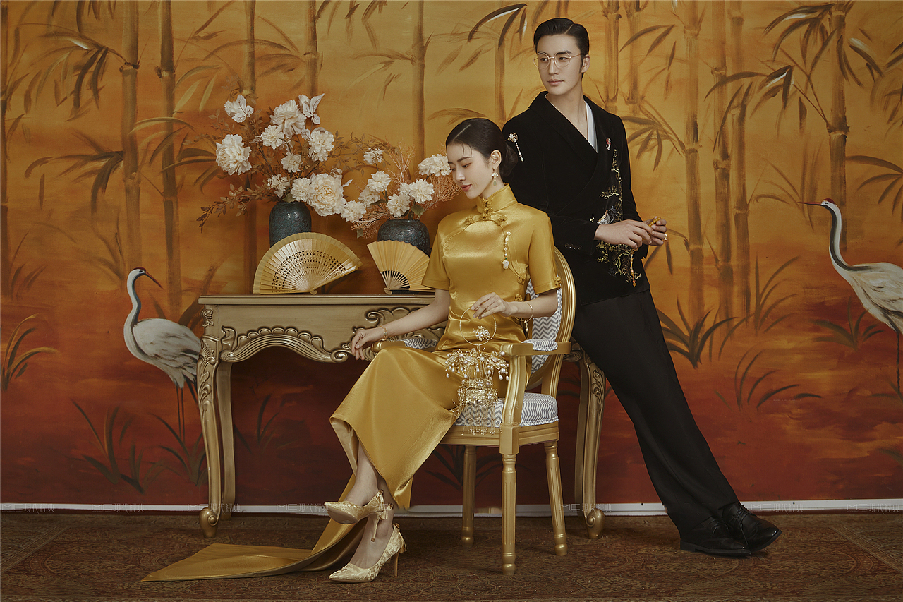 不一样的中式婚纱照~结婚移动要拍它