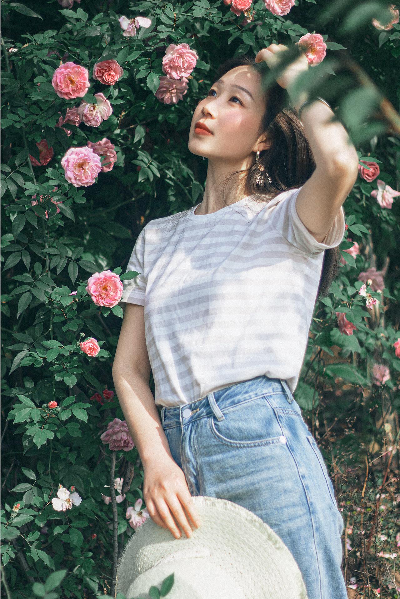 路边花墙的美丽情书