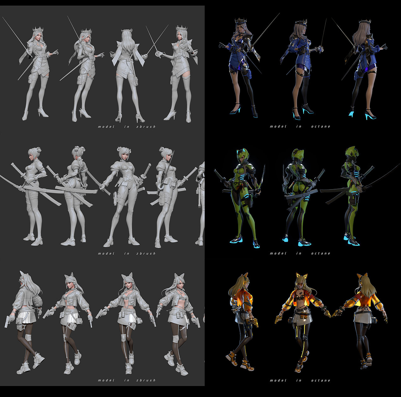 吖松SONG-2022作品合集（角色篇）（图ZMzI3NjM0NzU2） - 人物/生物 - 站酷设计师吖松SONG原创素材 - 站酷ZCOOL