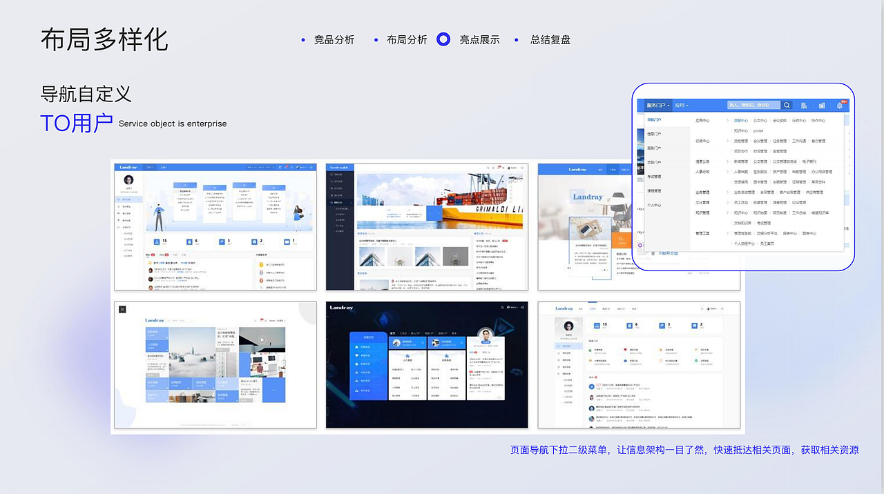 竞品分析报告-B端后台设计（图ZMzExMjk2MTcy） - 门户网站 - 站酷设计师张张白白白原创素材 - 站酷ZCOOL