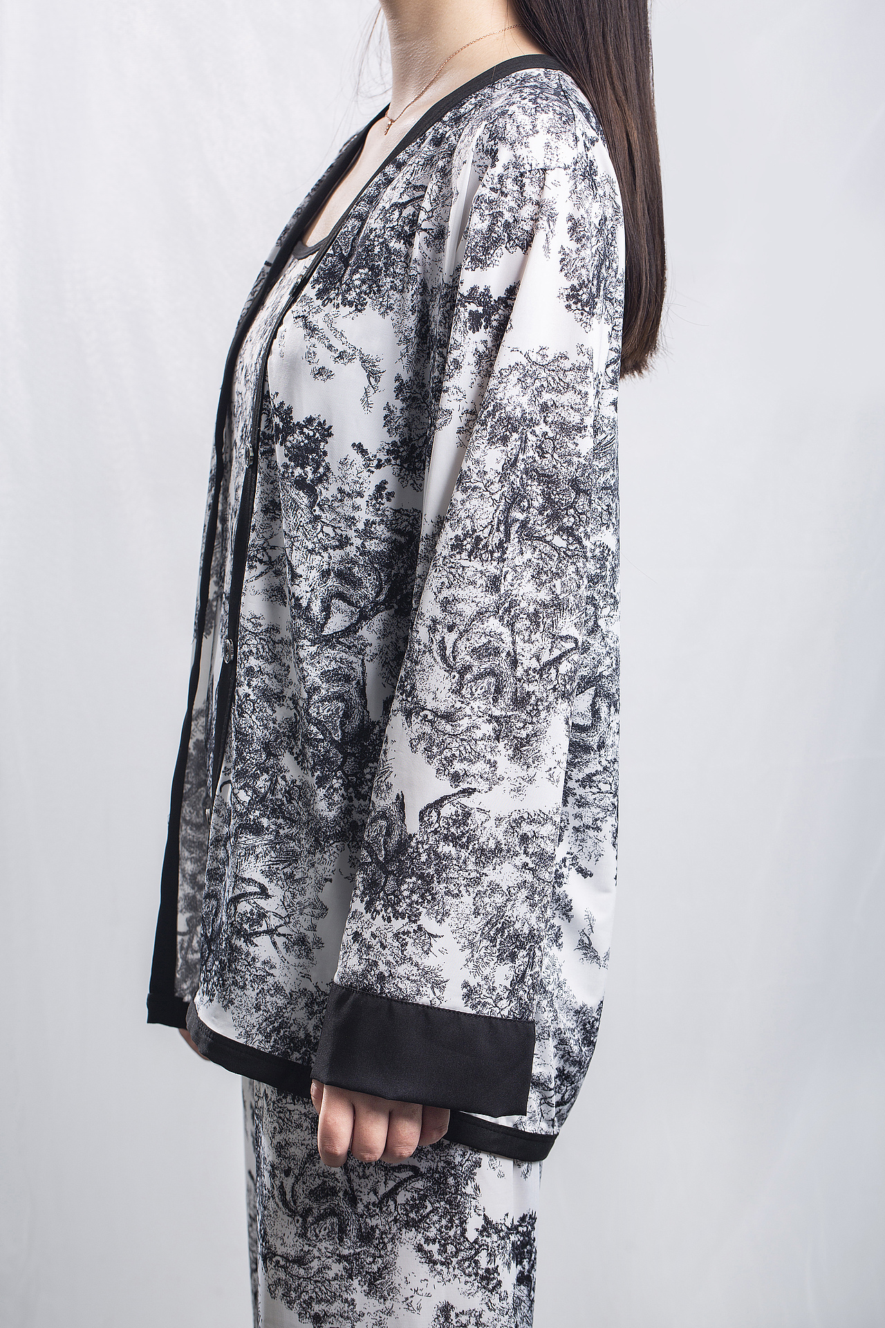 国潮水墨画居家睡衣