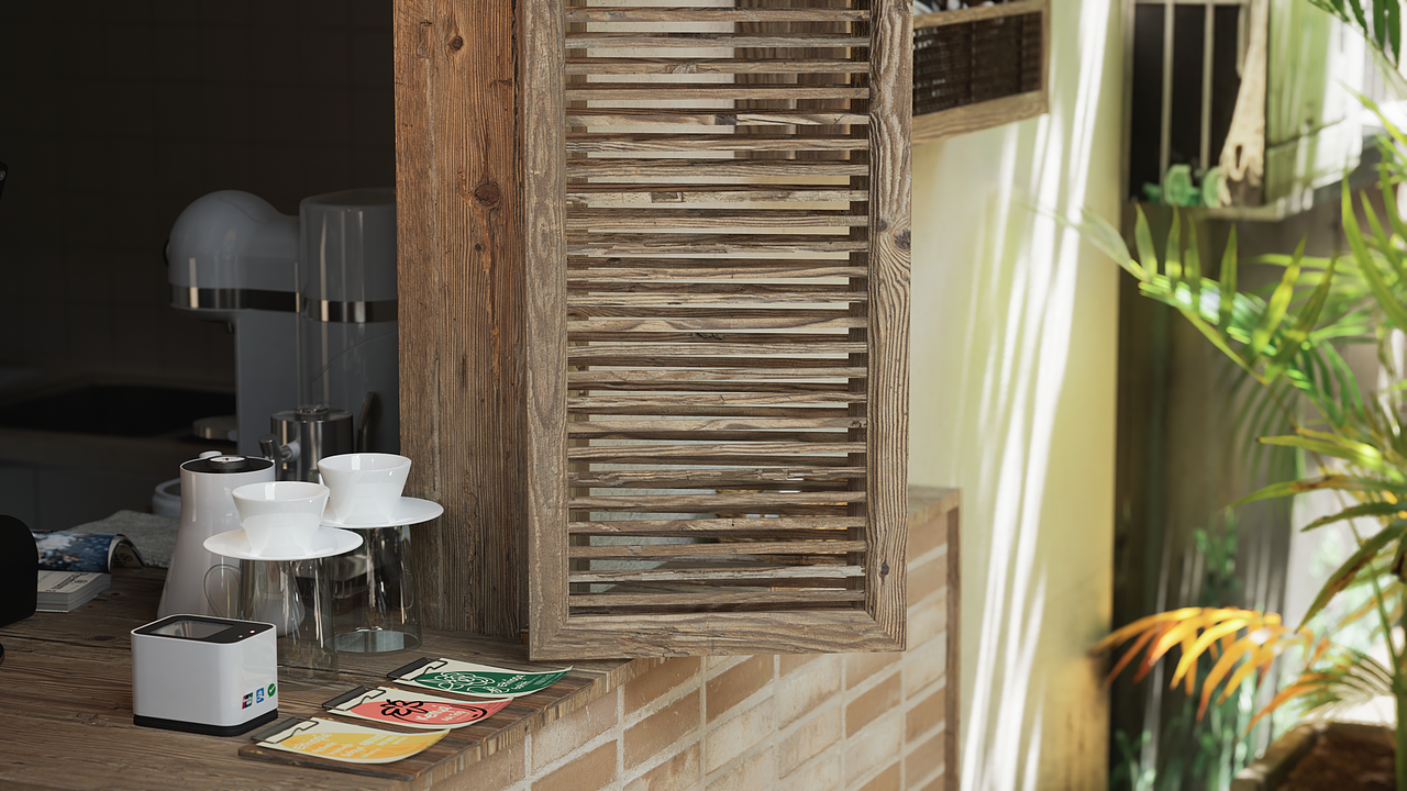 《UE5高级影像》教学案例：Cafe 夏日咖啡馆-油屋U5ART（图ZMzI3NjU0Nzky） - 建筑/空间 - 站酷设计师黑鸟视觉一油屋原创素材 - 站酷ZCOOL