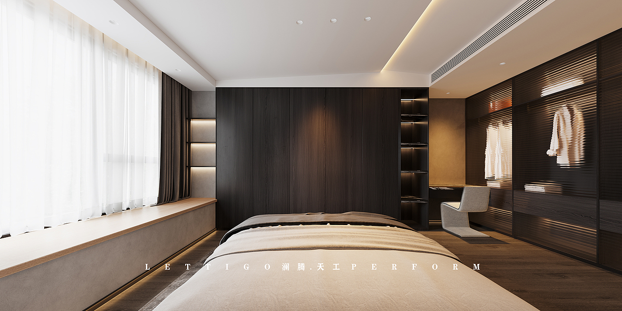 现代极简无主灯暗黑调,对世俗的无所谓来自内心的笃定