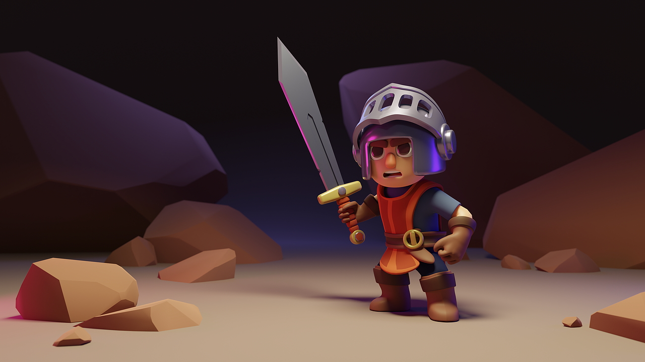 2023自学Blender的一些练习作品