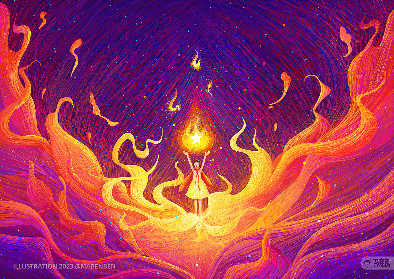 星星女孩（图ZMzY2MzEwMzky） - 创作习作 - 站酷设计师奔奔漫游记原创素材 - 站酷ZCOOL