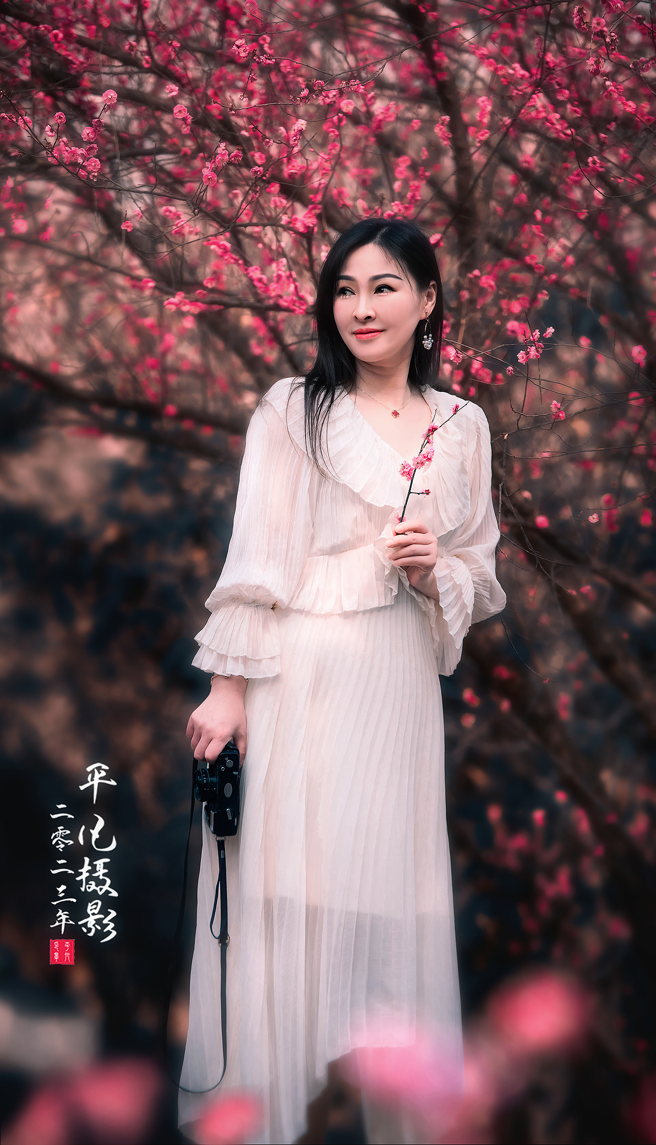 梅花人像（图ZMzM0ODcxMzIw） - 人像摄影 - 站酷设计师平凡摄影2原创素材 - 站酷ZCOOL