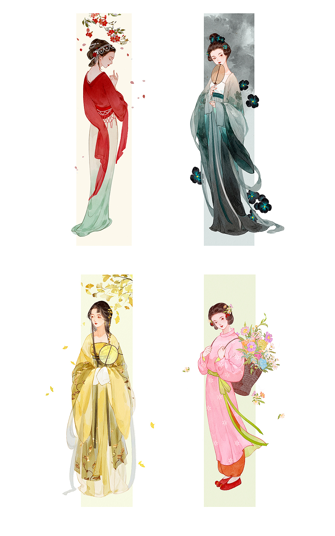 花花系列2（图ZMzQxNTYwMDI4） - 商业插画 - 站酷设计师好吃的小牛肉原创素材 - 站酷ZCOOL