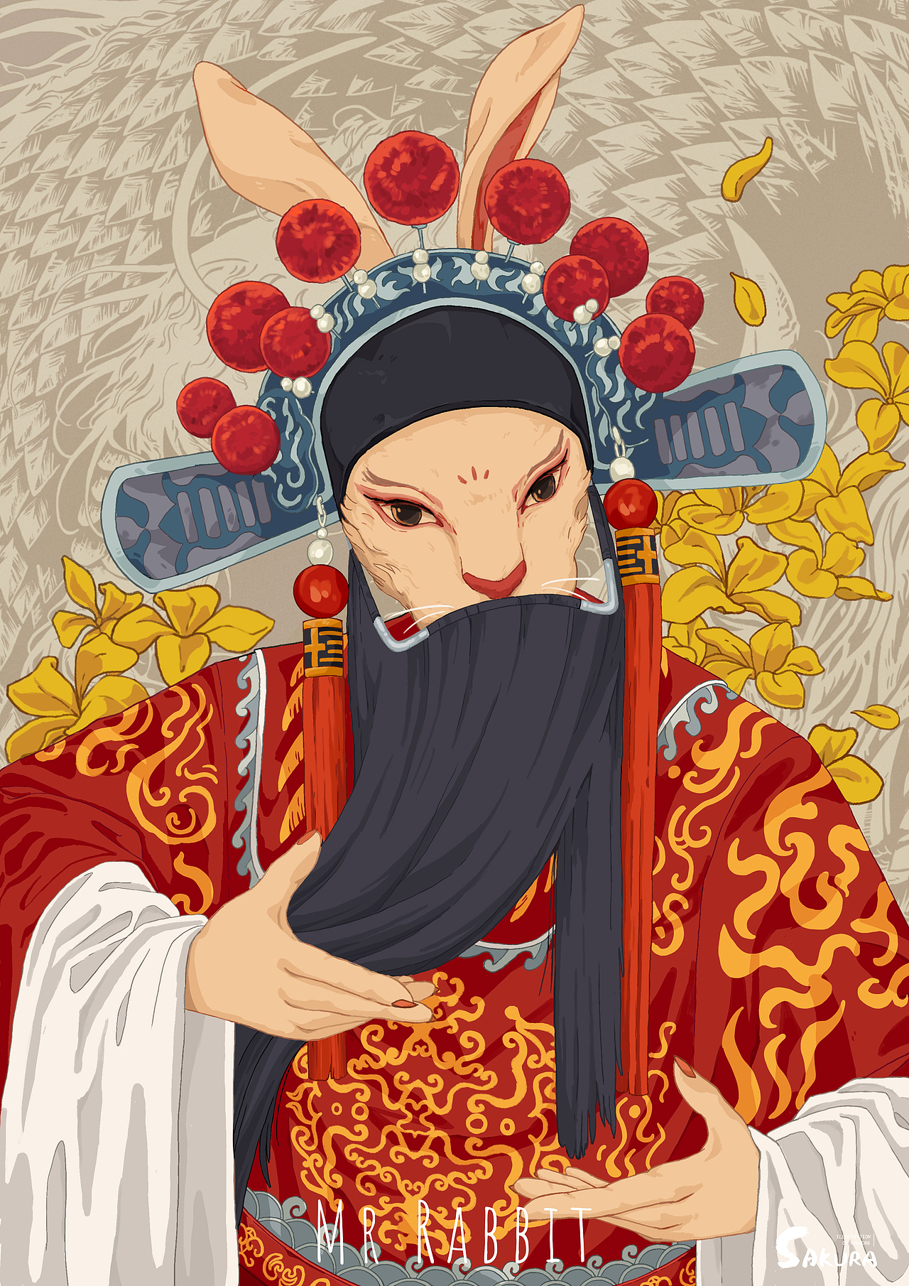 【兔年国潮】兔先生京剧系列(6p)