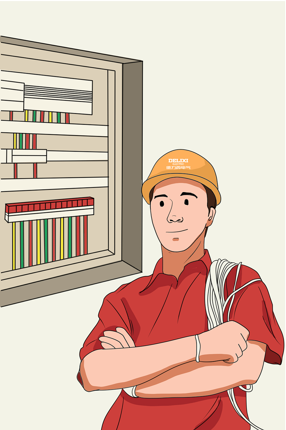 品牌插画丨电气类手绘（图ZMzA5Mjg0ODU2） - 商业插画 - 站酷设计师两人二喵原创素材 - 站酷ZCOOL